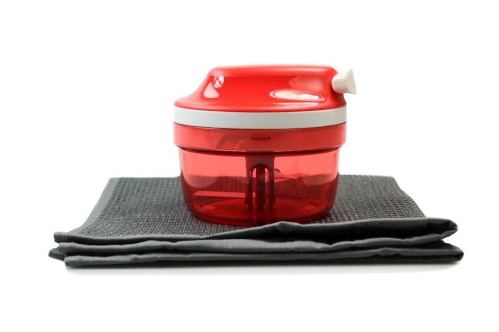 TUPPERWARE Back-Set Turbo-Chef rot SUPERSONIC Speedy Boy + GLASTUCH