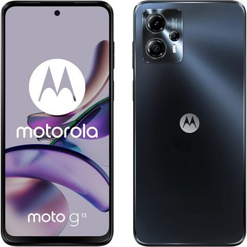 Motorola XT2331-2 Moto G13 128 GB / 4 GB - Smartphone - matte charcoal Smartphone (6,5 Zoll, 128 GB Speicherplatz)