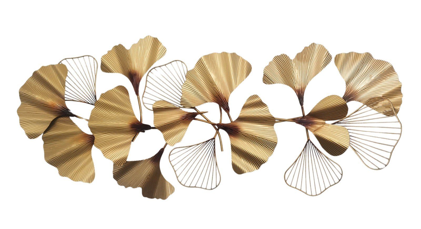 Dekoleidenschaft Metallbild 3D Wandbild "Blätter" oder "Gingko" aus Metall, günstig online kaufen