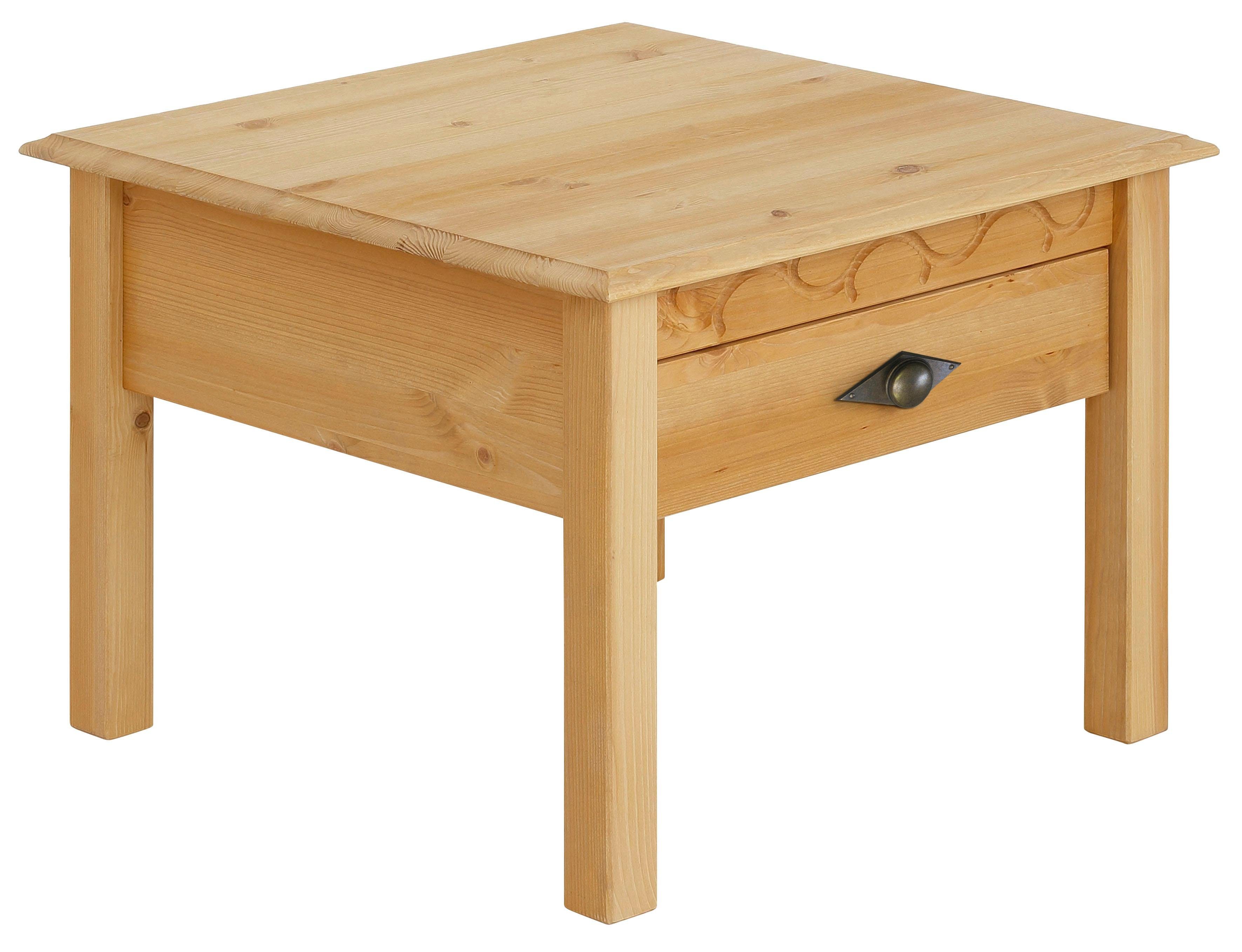 OTTO home Couchtisch Laura (Couchtisch, Wohnzimmertisch, OTTOs Choice), 60/60 cm, mit einer Schublade, zusätzlicher Stauraum