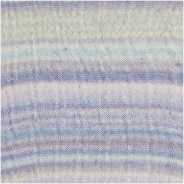 Rico Design Wolle Fashion Cotton Merino Lace, 50g Lacegarn Häkelwolle, 290,00 m (Lacewolle aus Baumwolle und Merinowolle, Farbverlaufsgarn, Farbverlaufswolle), reines Naturfasergarn