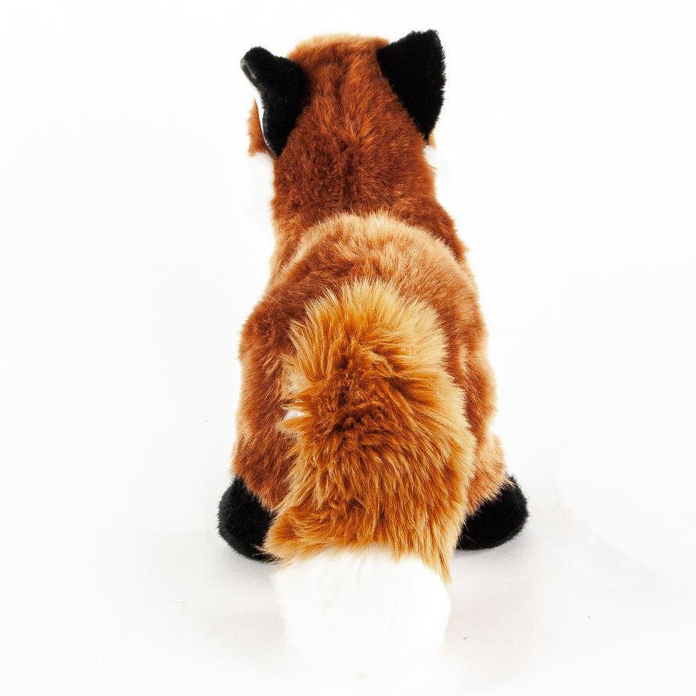 Teddys Rothenburg Kuscheltier Fuchs stehend 30 cm rotbraun-weiß Plüschfuchs Stofftier (Plüschtier, Stofffuchs)