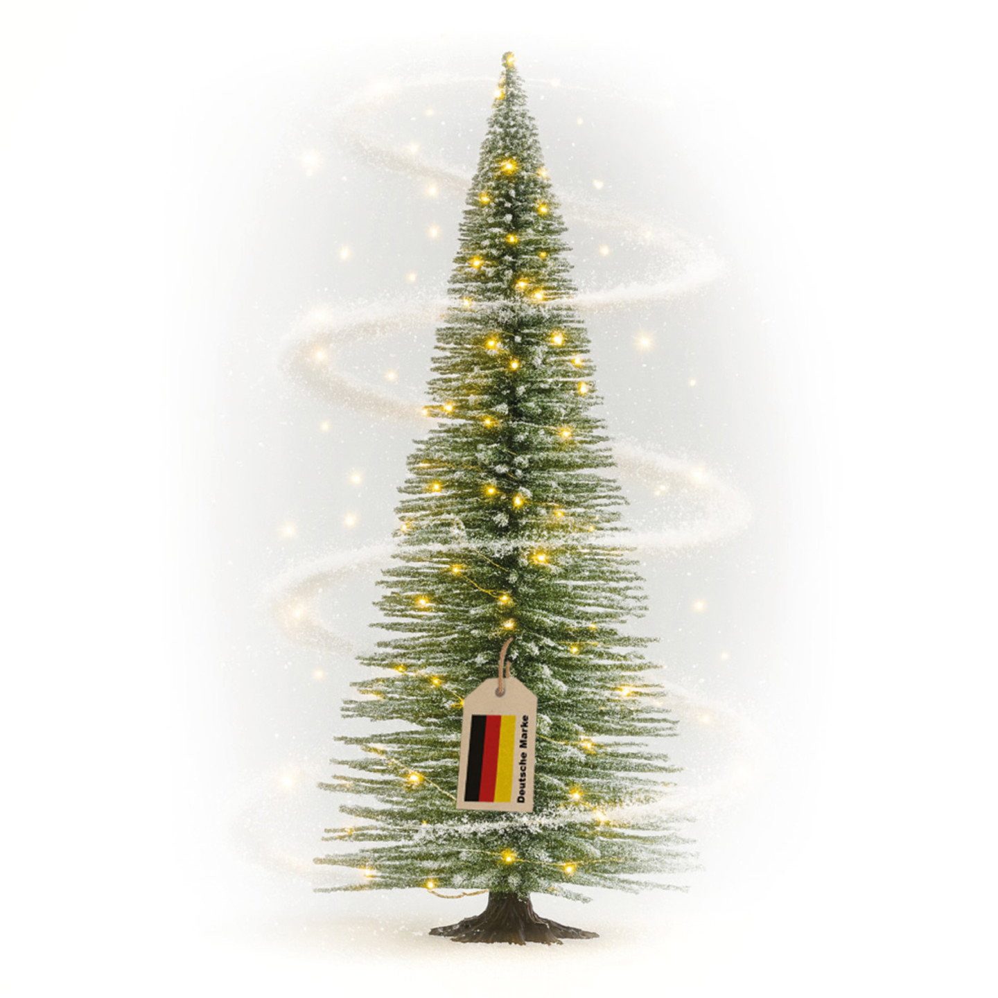 modellnatur.com Künstlicher Weihnachtsbaum Advents-Deko, LED beleuchteter Modell-Weihnachtsba