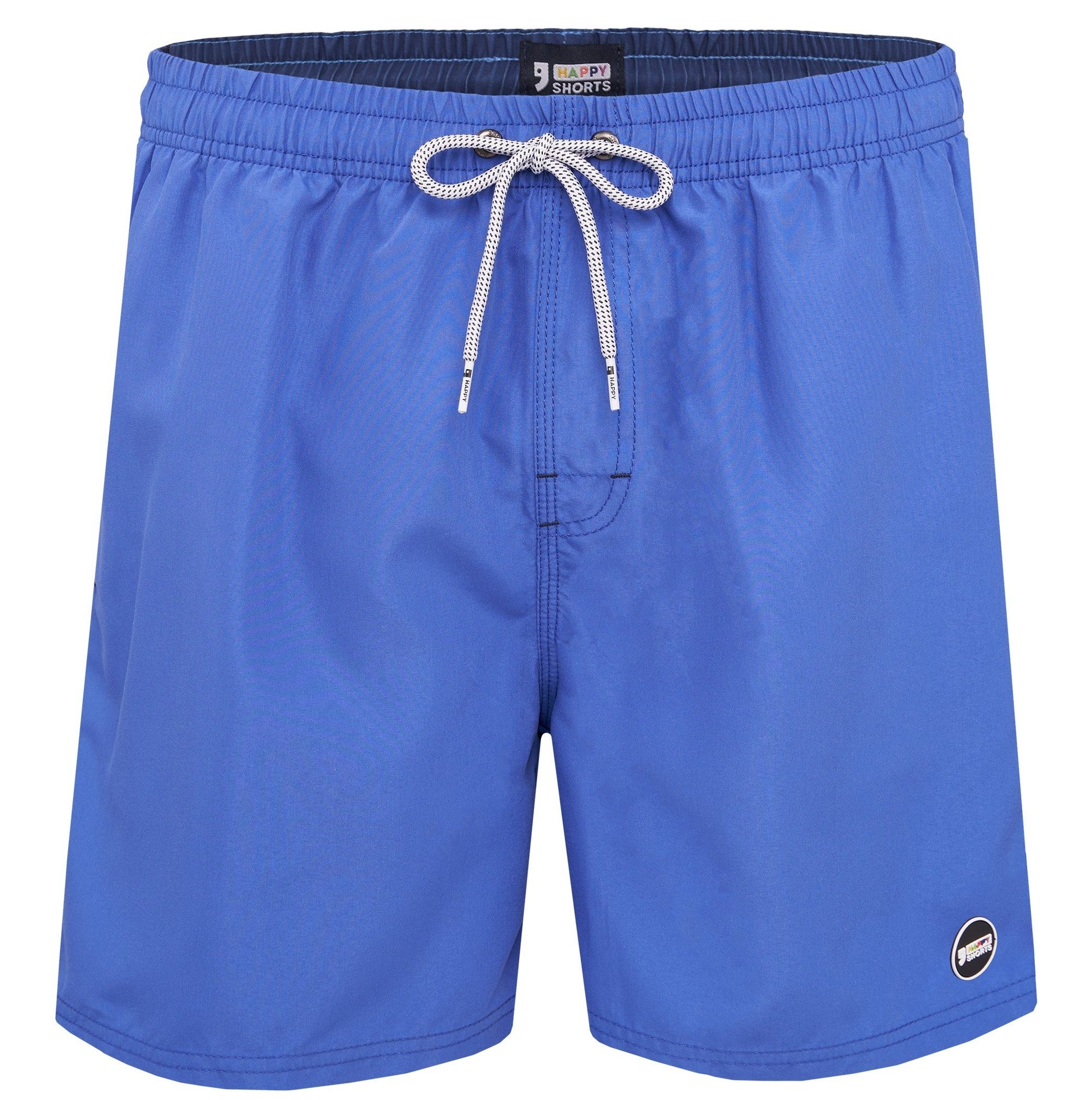 HAPPY SHORTS Badehose HAPPY SHORTS Herren Badeshorts Strandshorts Dazzling Blue S - XL