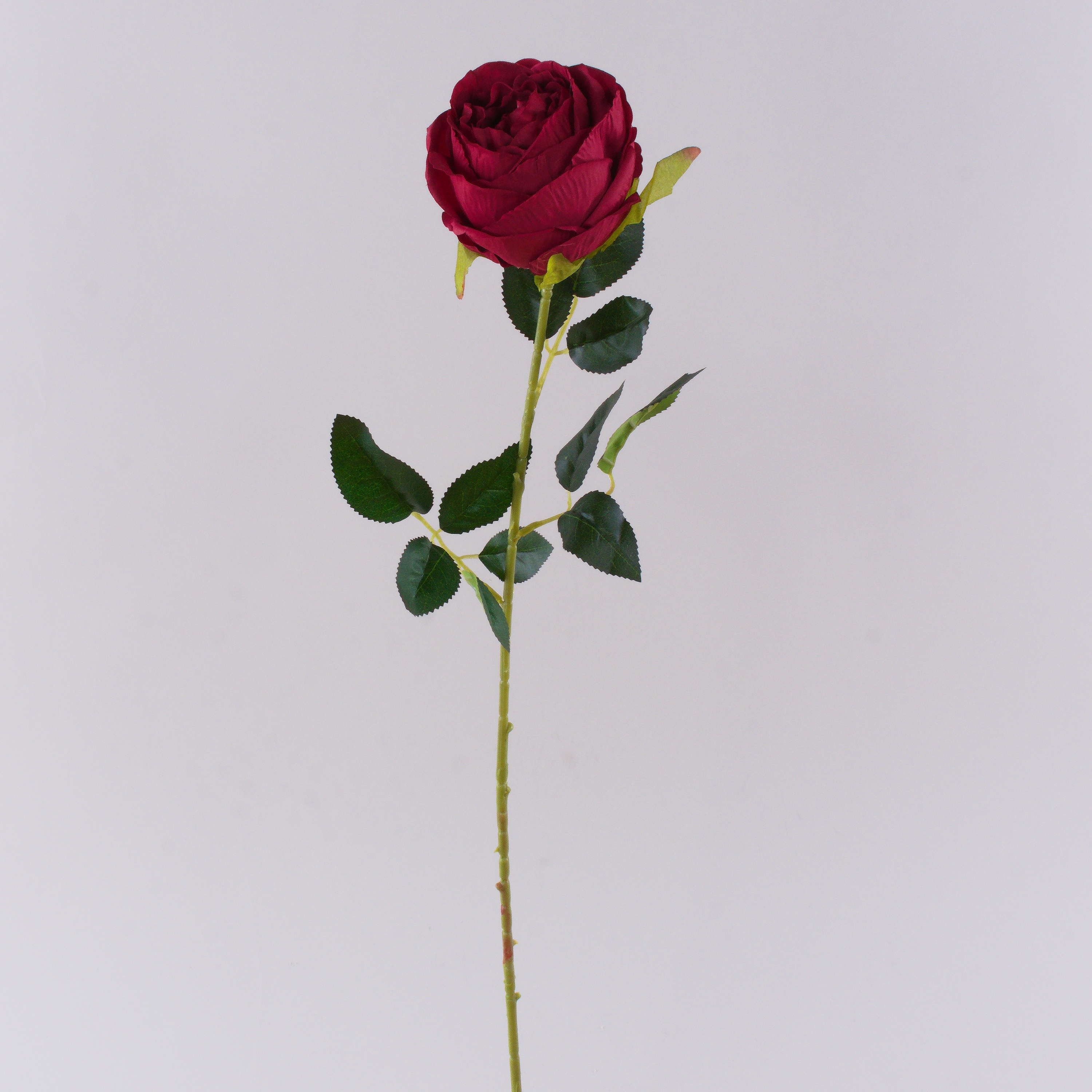 Kunstblume Künstliche Rose CHERLEN, rot, 60cm, Ø10cm Rose, artplants, Höhe 65.0 cm