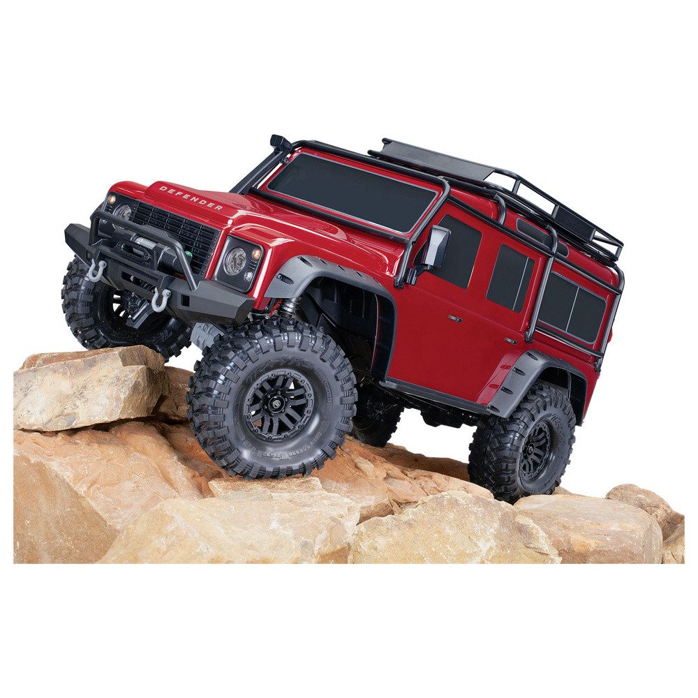 Traxxas RC-Auto Traxxas TRX-4 Land Rover Defender Brushed 1:10 RC Modellauto Elektro C