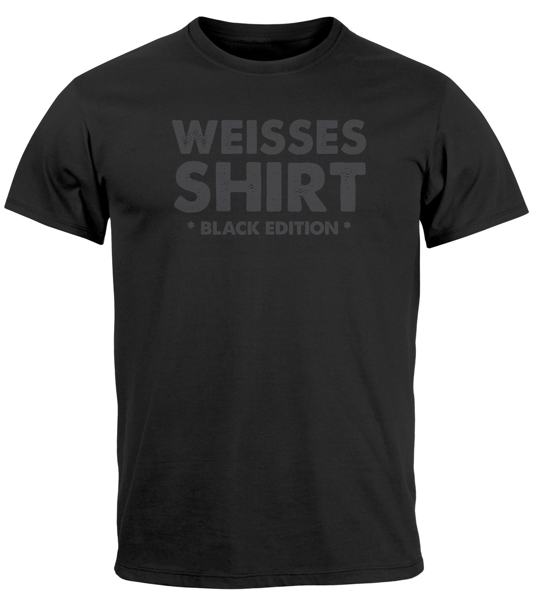 MoonWorks Print-Shirt Herren T-Shirt Weisses Shirt günstig online kaufen