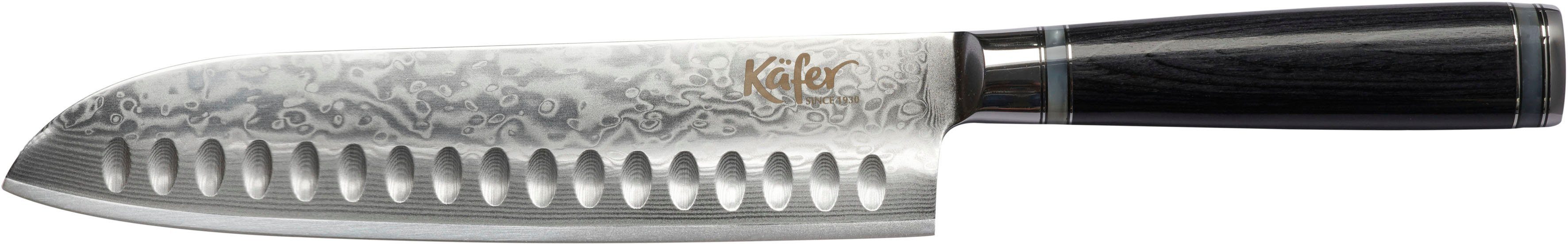 Käfer Santokumesser, 67-lagiger Stahl, Härtegrad 60±1HRC, korrosionsbeständig, Klinge 20 cm