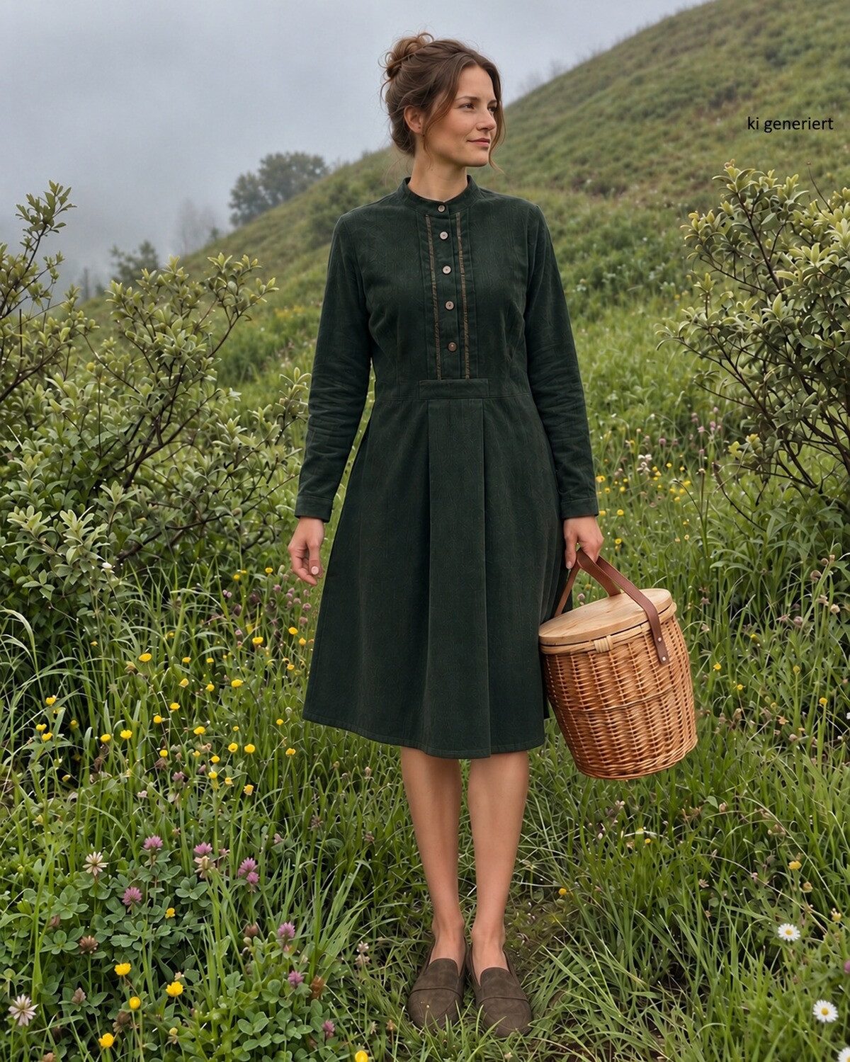 FELICITAS Trachtenkleid Cordkleid Kareen – Bild 2 von 2
