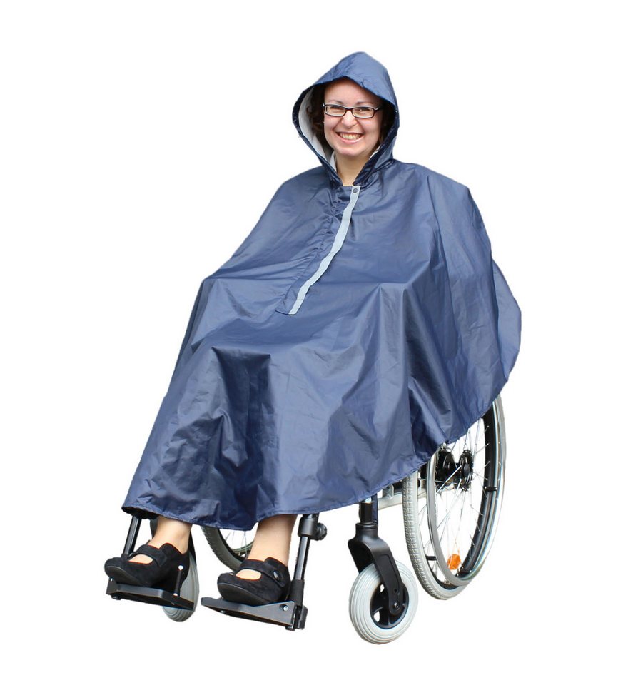 Rolko Fußsack Rollstuhl-Regenponcho Regenschutz Rollstuhlfahrer (1-tlg), wasserabweisend