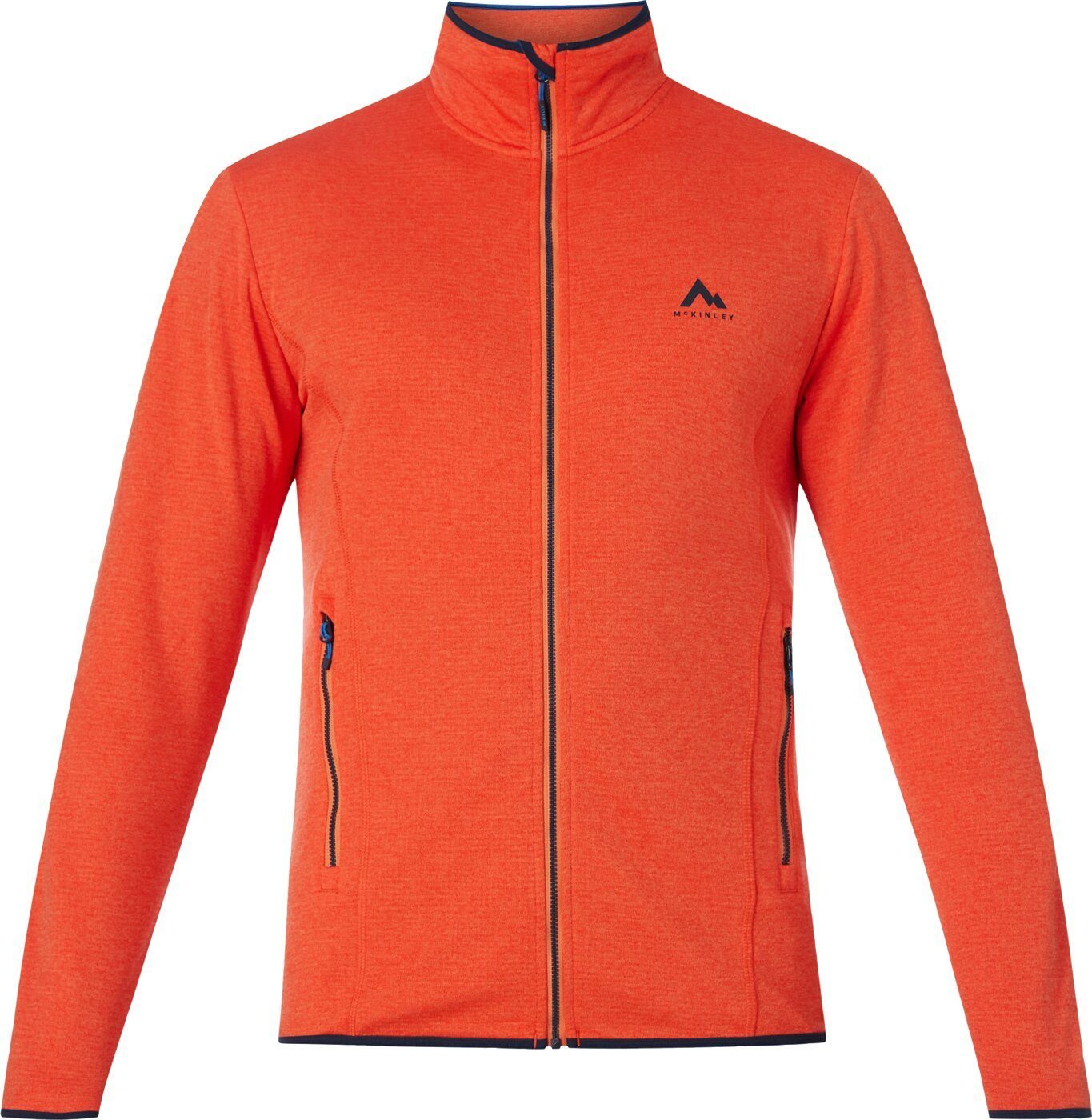 McKINLEY Strickjacke He.-Fleece-Jacke Roto III MELANGE/ORANGEDARK