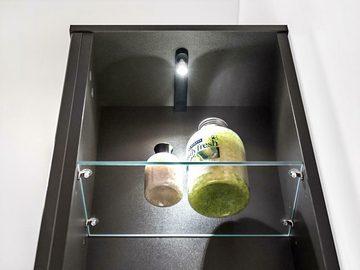 JVmoebel Badezimmerspiegelschrank Spiegelschrank Badezimmerschrank mit Spiegel 80 cm LED