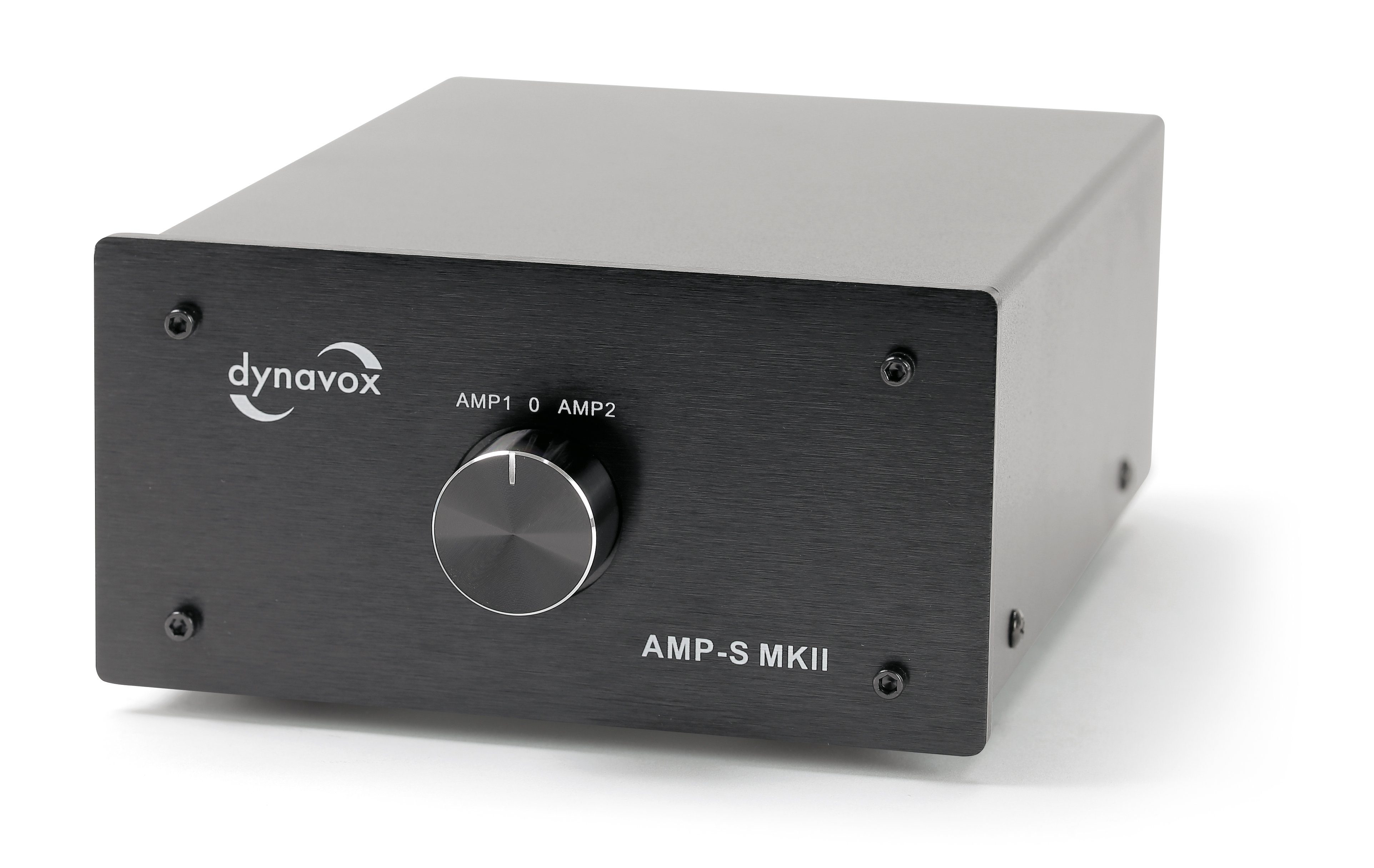Dynavox AMP-S MKII Verstärker (Verstärker- und Boxen-Umschalter, Metallgehäuse, Bananenbuchsen)
