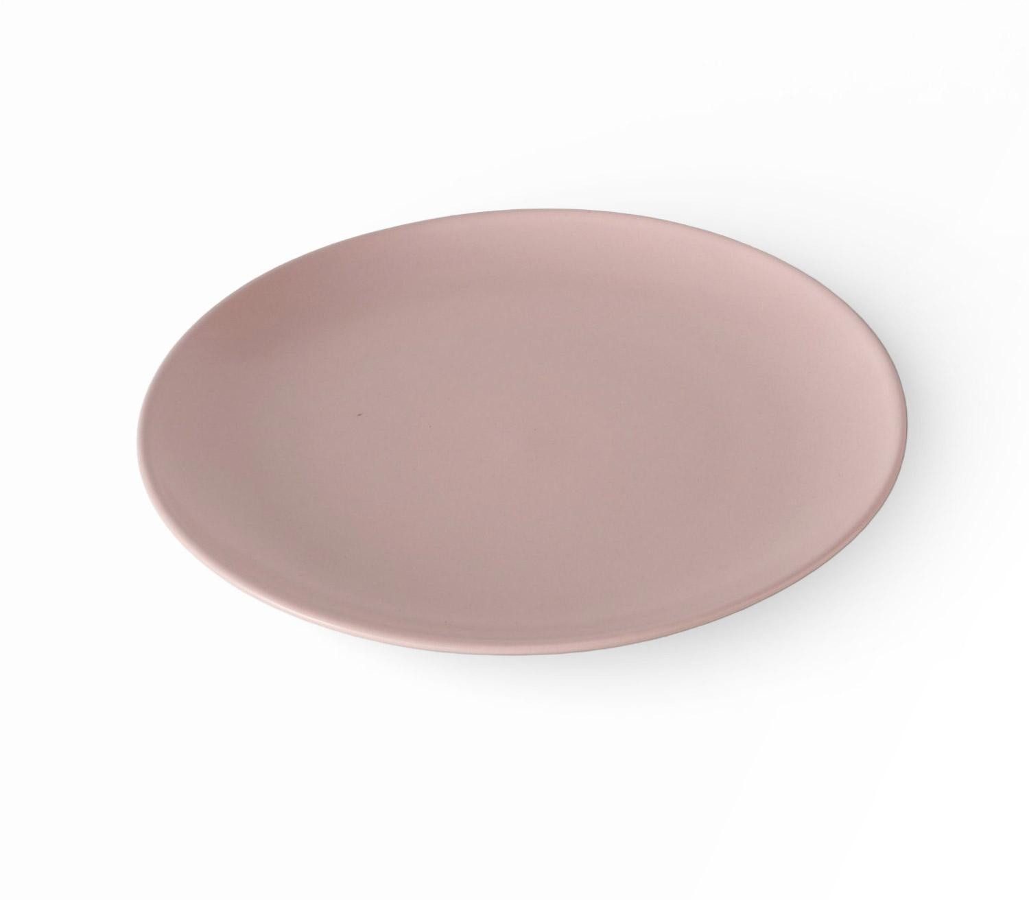 BOLTZE GRUPPE GmbH Frühstücksteller PASTELL, Ø 20,5 cm, Fliederfarben, Steinzeug, (1 St), spülmaschinen- und mikrowellengeeignet