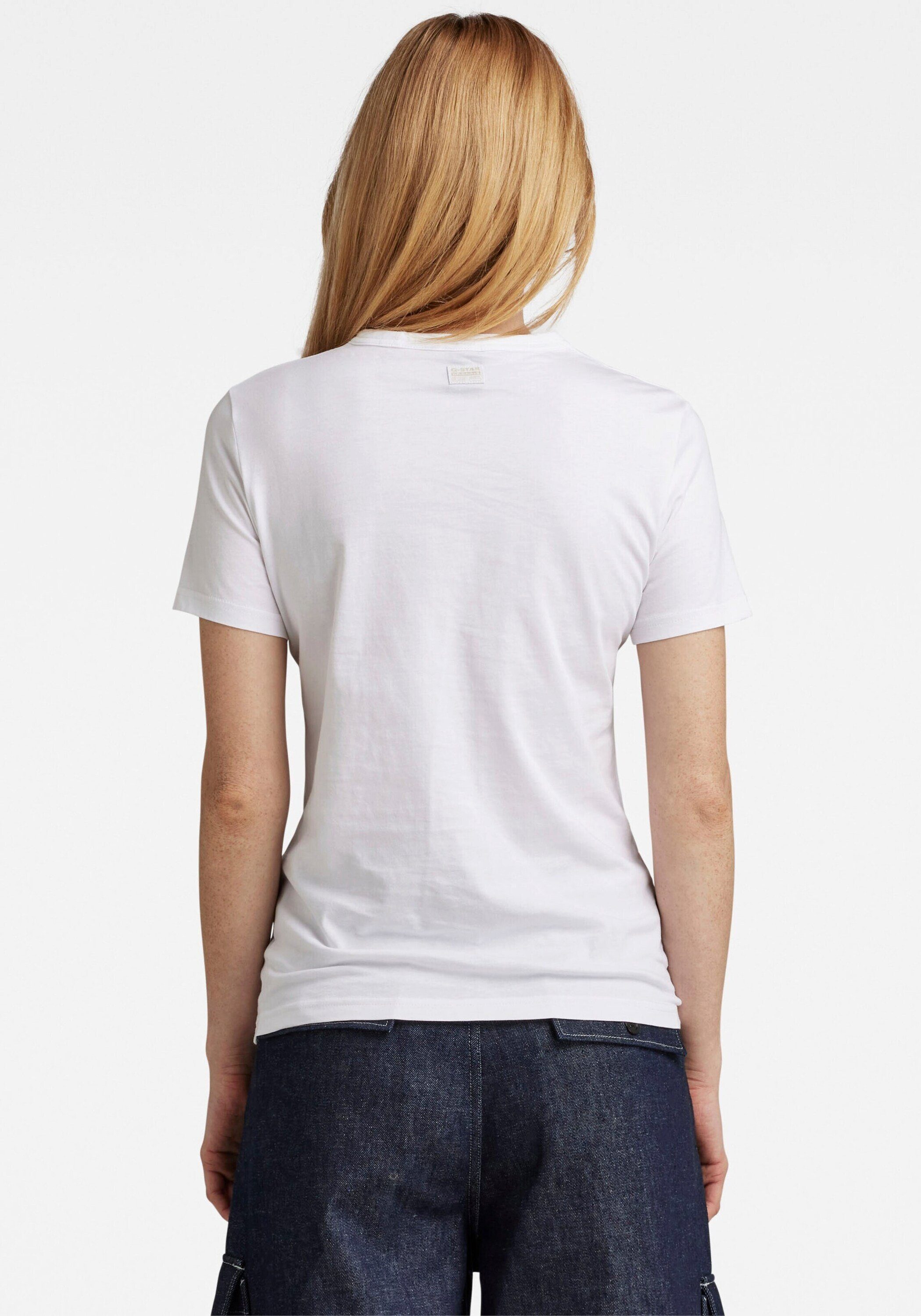 Details Plain/ohne G-Star Nysid T-Shirt RAW (1-tlg)