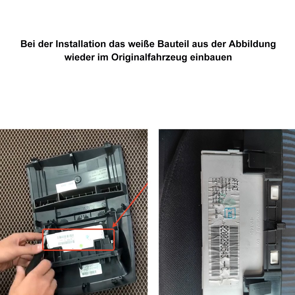 ESSGOO Für Renault Megane II 2002-2009 Android 15 2DIN USB Autoradio (RDS, Digitalradio (DAB), FM, 4+64GB optiona, AM, Carplay Android Auto SWC WIFI BT)