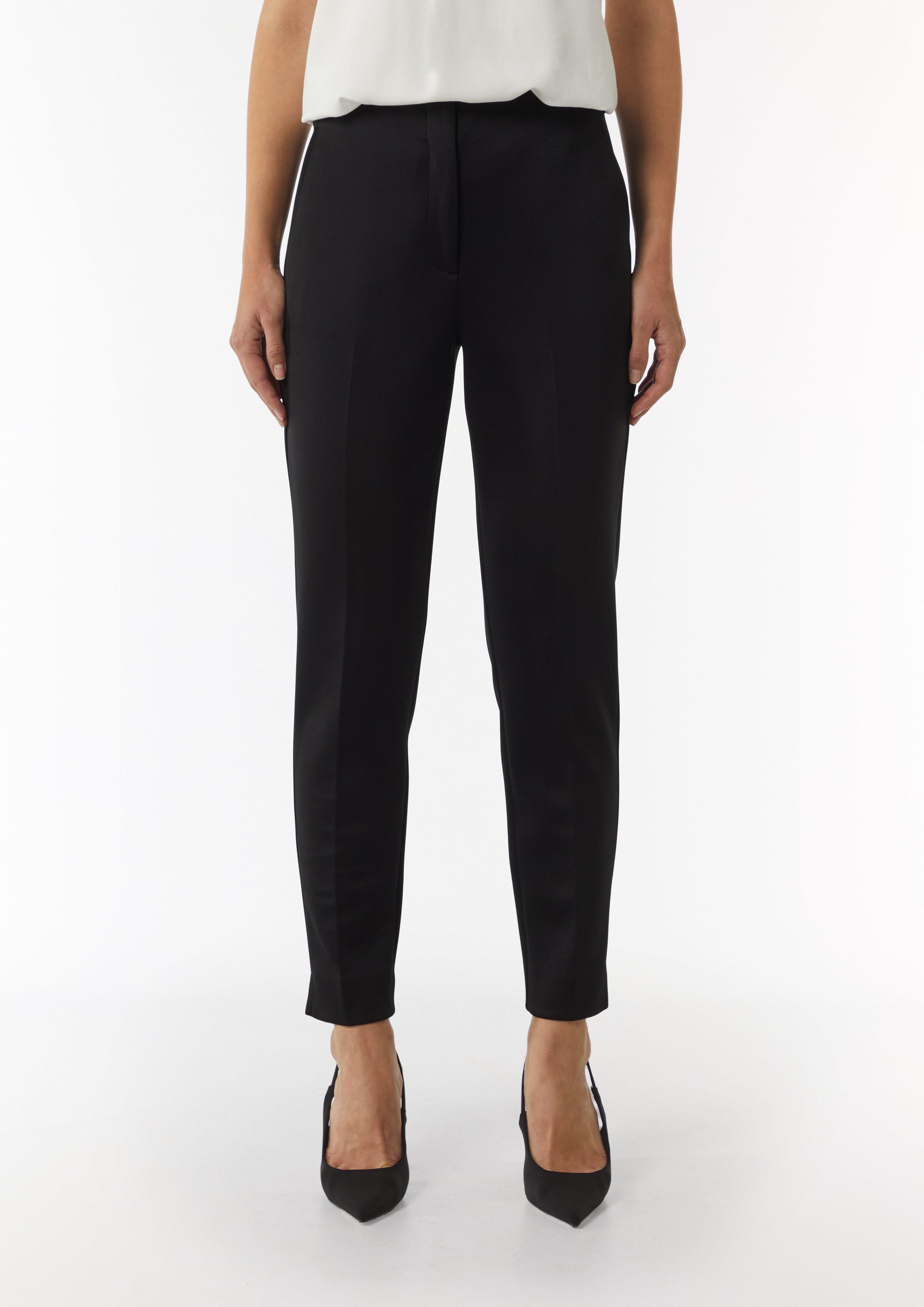 Comma 7/8-Hose Cigarette-Pants aus Scuba mit günstig online kaufen