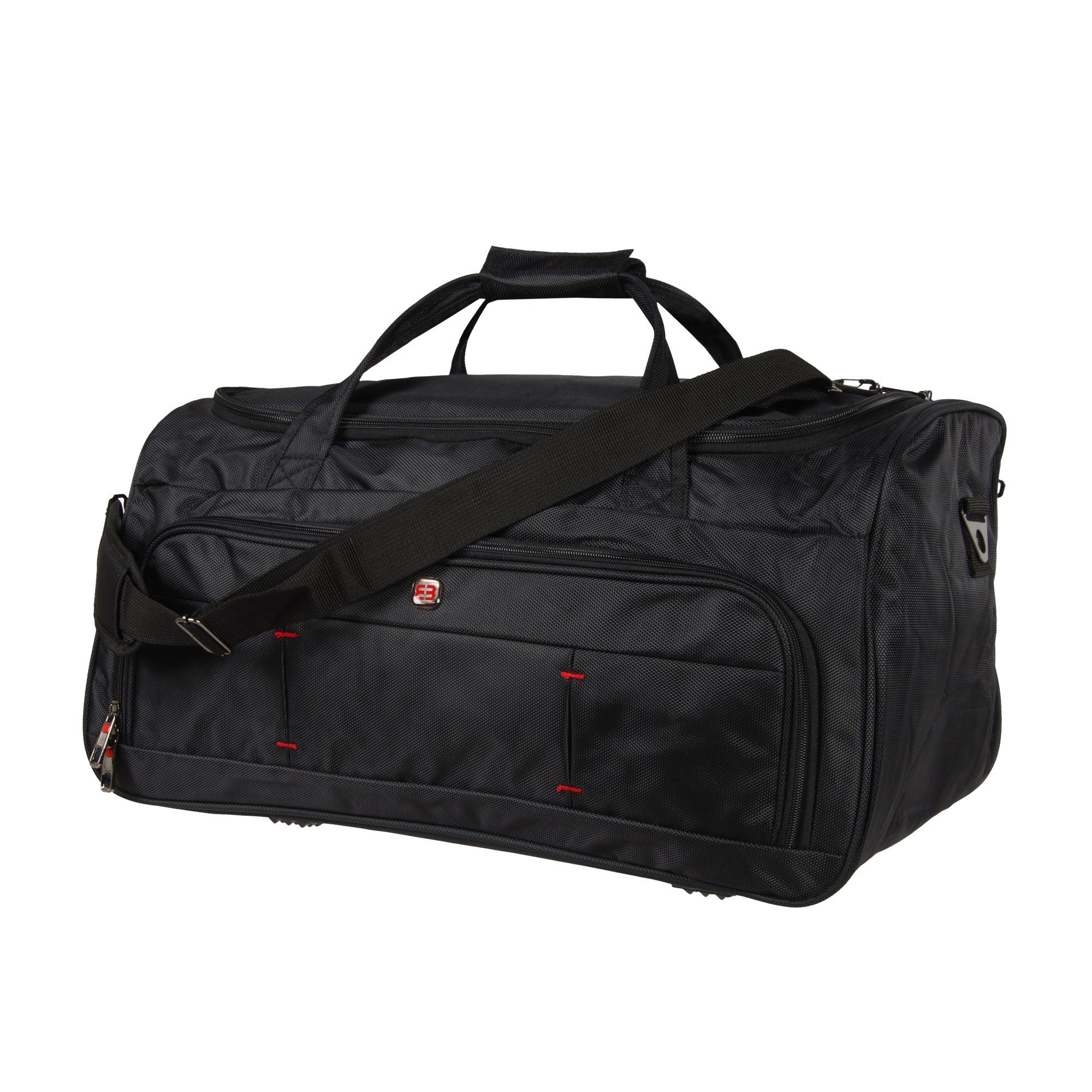 HTI-Living Reisetasche Reise- und Sporttasche 55 Schwarz (Stück, 1-tlg., 1 Reisetasche), Wochenendtasche