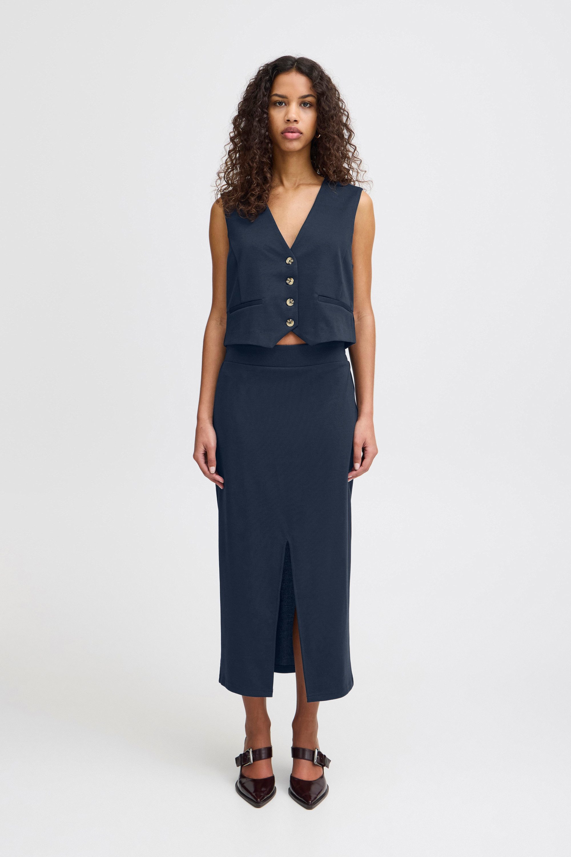 Ichi Strickrock Bleistiftrock günstig online kaufen