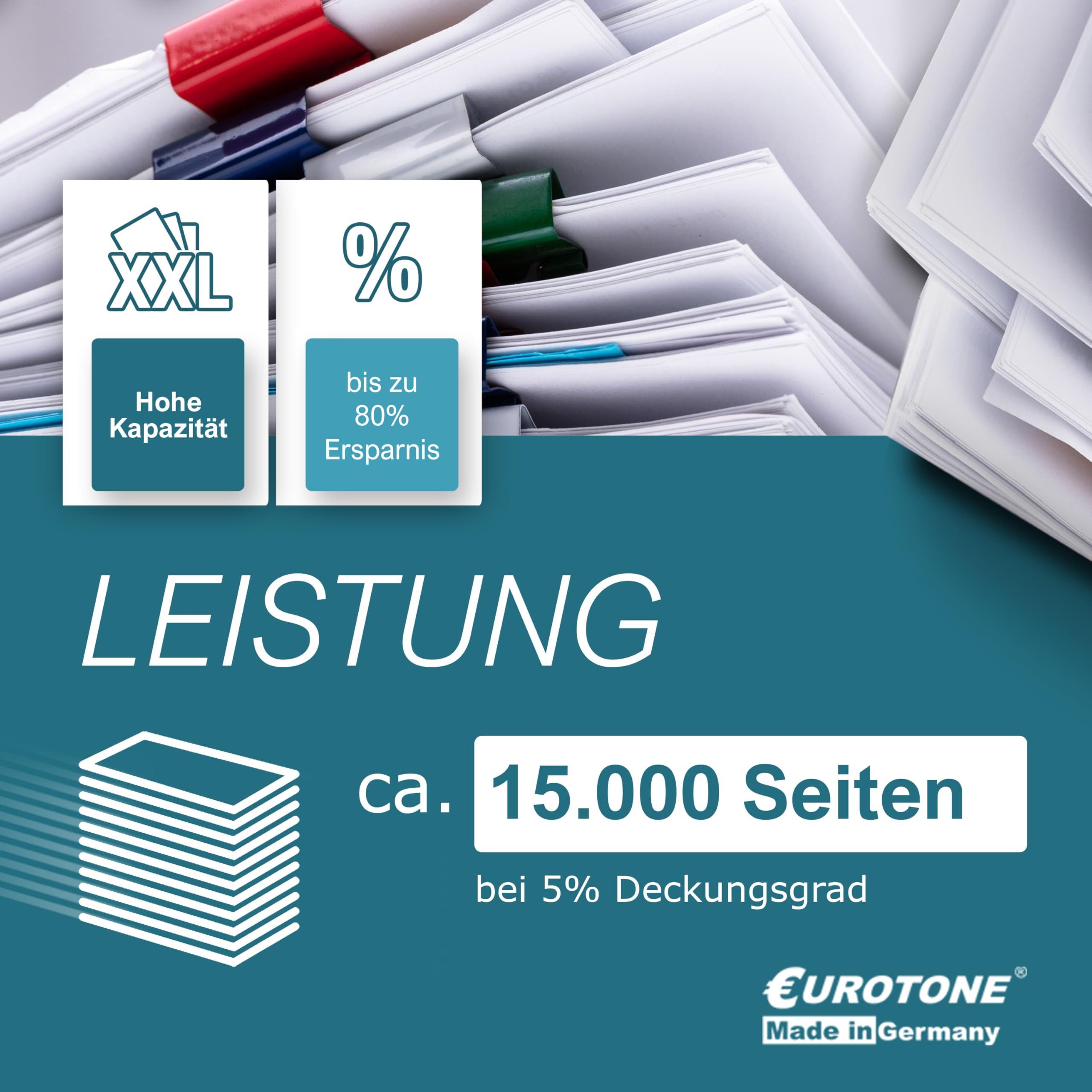 Eurotone Tonerkartusche Toner kompatibel für Xerox Workcentre 7120 7125 7220 7225 ersetzt…, (Einzelpack, 1-St), Kompatibel, sofort einsatzbereit