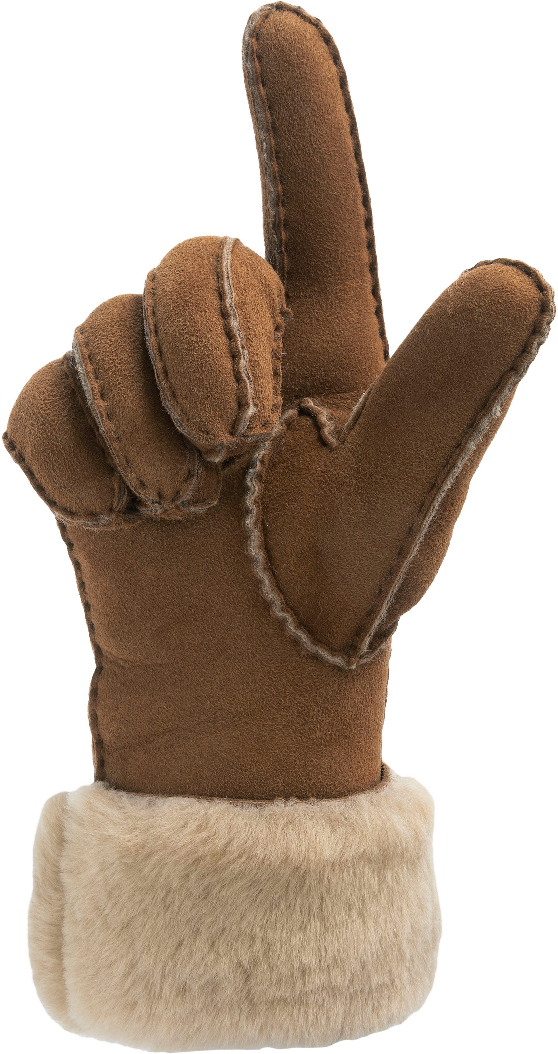PEARLWOOD Lederhandschuhe Emma Atmungsaktiv, Wärmeregulierend, Wind günstig online kaufen