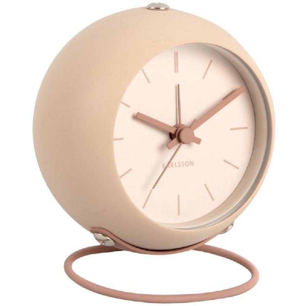 Karlsson Uhr Wecker Nirvana Globe Sand Brown