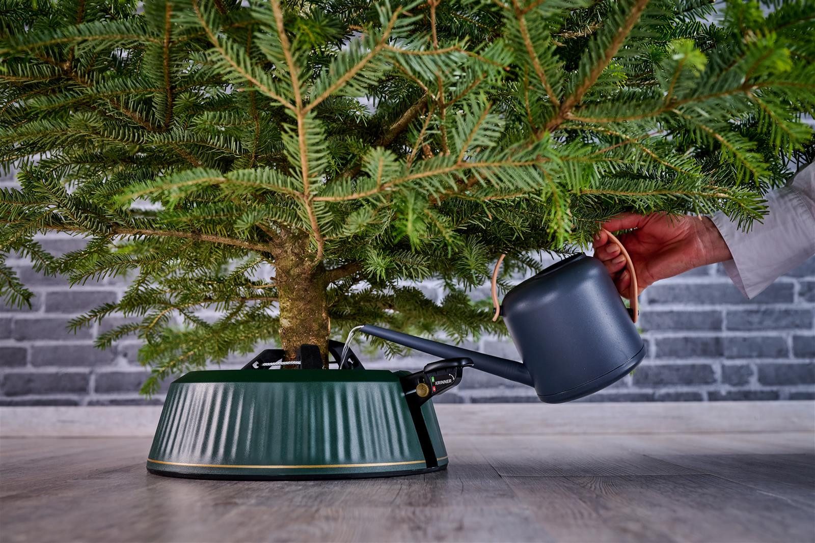 Krinner Christbaumständer KRINNER X-240 (1-tlg), Original-Rundum-Einseil-Technik