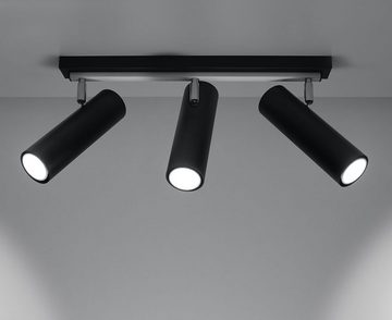 etc-shop LED Deckenspot, Leuchtmittel nicht inklusive, Deckenlampe 3-flammig Deckenstrahler Wohnzimmer Beleuchtung Spot