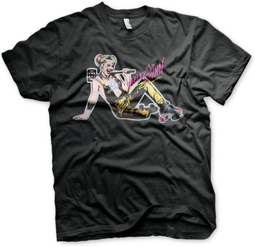 DC Comics T-Shirt Roller Skates Big Tall T-Shirt
