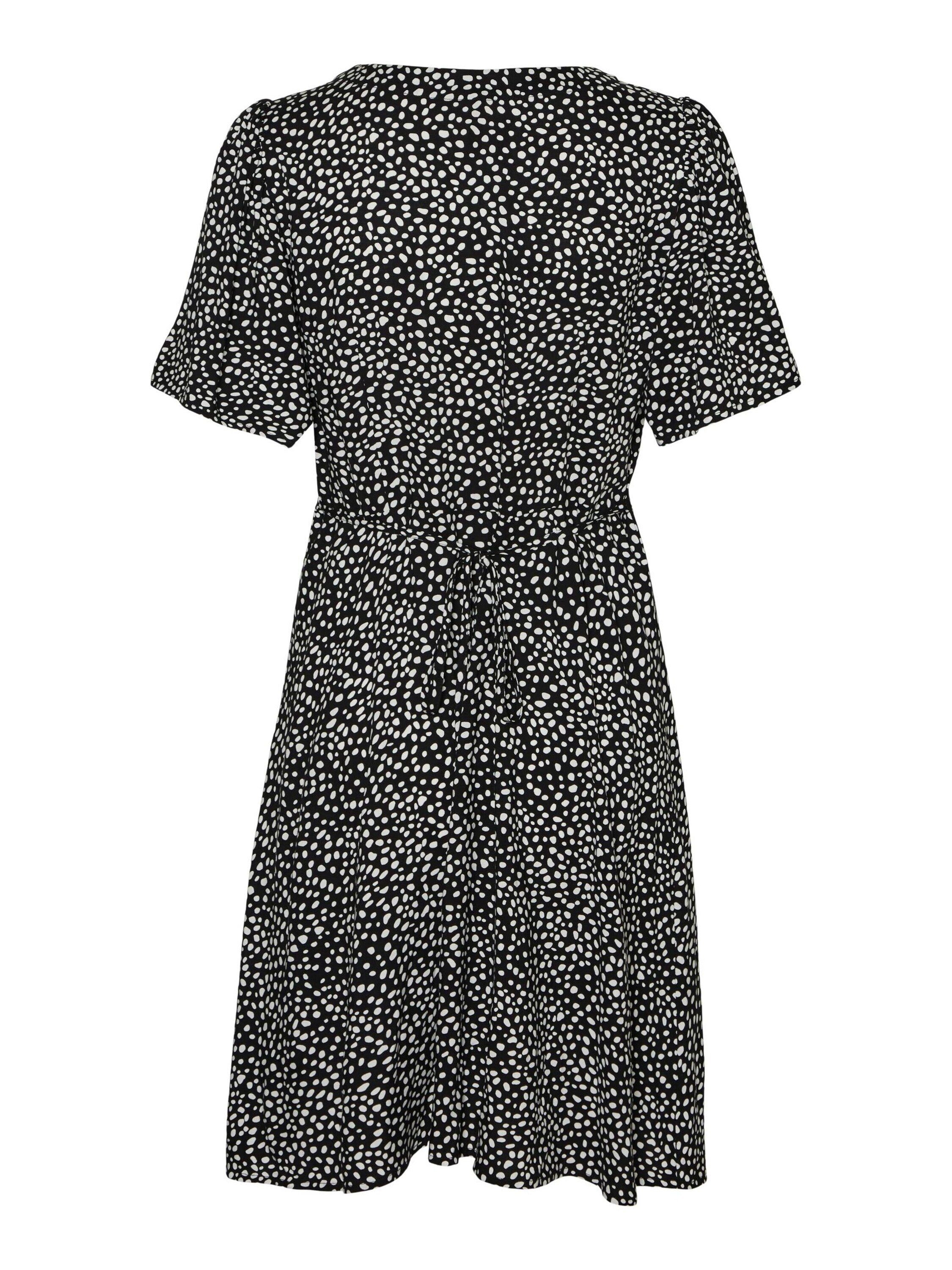 Vero Moda Blusenkleid VMAlba (1-tlg) Drapiert/gerafft