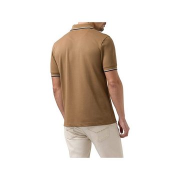 Pierre Cardin Poloshirt braun passform textil (1-tlg)