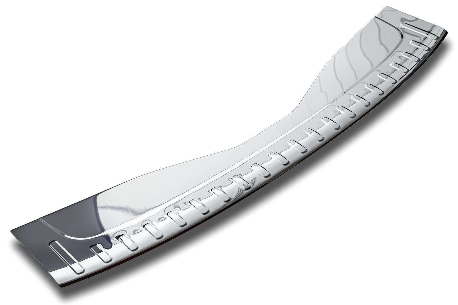 RECAMBO Ladekantenschutz für RENAULT Megane 4 Grandtour, ab 2016- Stoßstangenschutz, V2A rostfrei, Exklusive Optik, praktischer Schutz & perfekte Passform