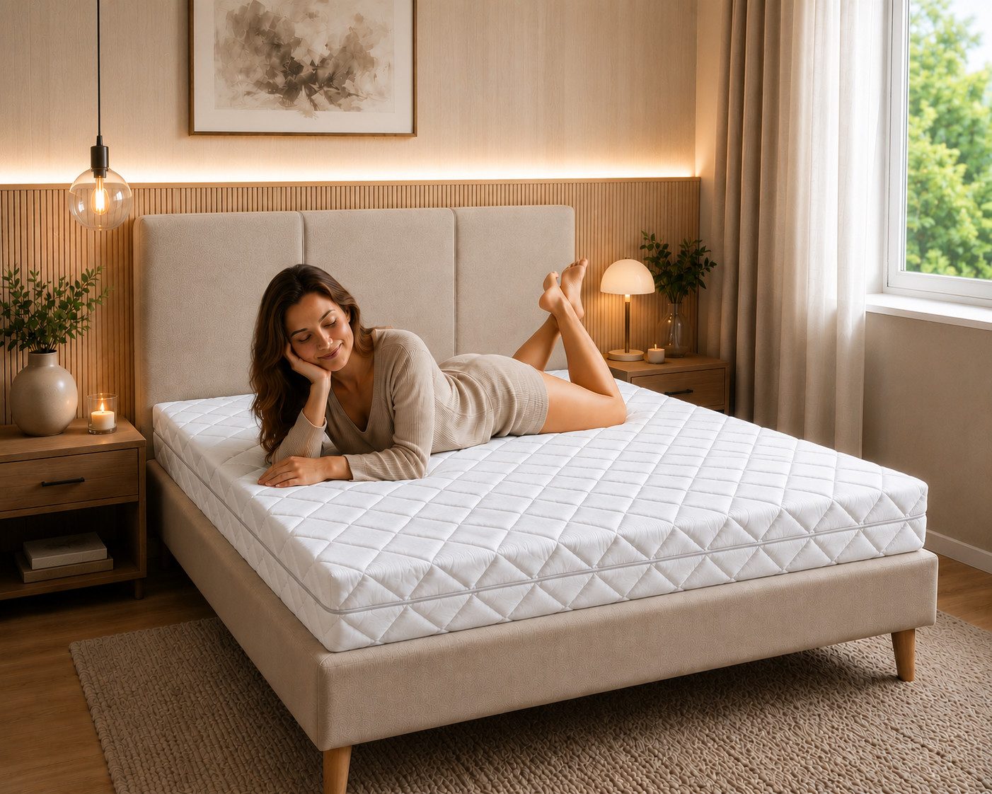 Taschenfederkernmatratze KÖLN, mit 7 ergonomische Liegezonen im Federkern, BELASTBAR BIS 160 KG, Matratzen Perfekt, 20 cm hoch, (90x200 cm 140x200 cm & alle Größen, ORTHOPÄDISCHE KÖRPERANPASSUNG), Zertifizierte Qualität, 30 Tage Probeschlafen