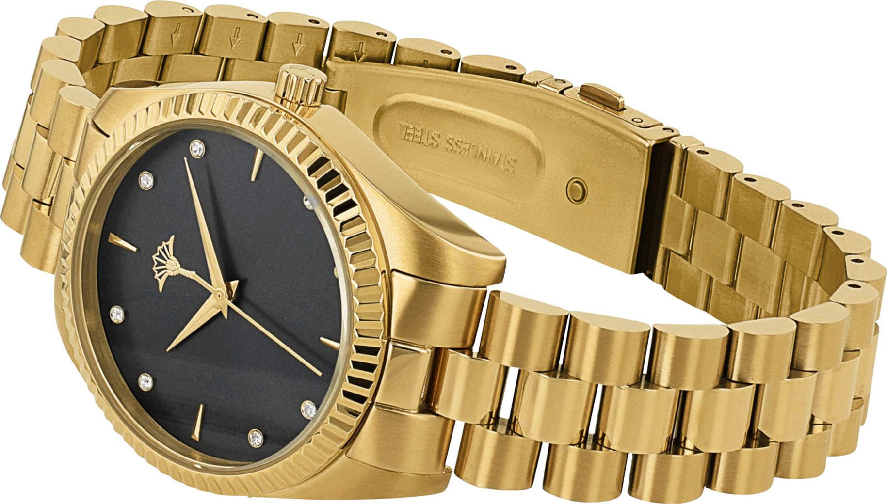 JOOP! Quarzuhr 2039569, Armbanduhr, Damenuhr, Edelstahlarmband, günstig online kaufen