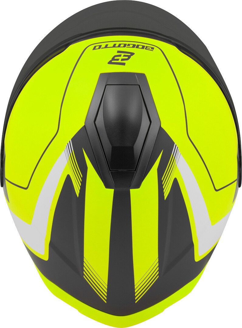 Bogotto Motorradhelm H586 BT Illus Bluetooth Jethelm, integriertes Kommunikationssystem,geeignet für Brillenträger,hera