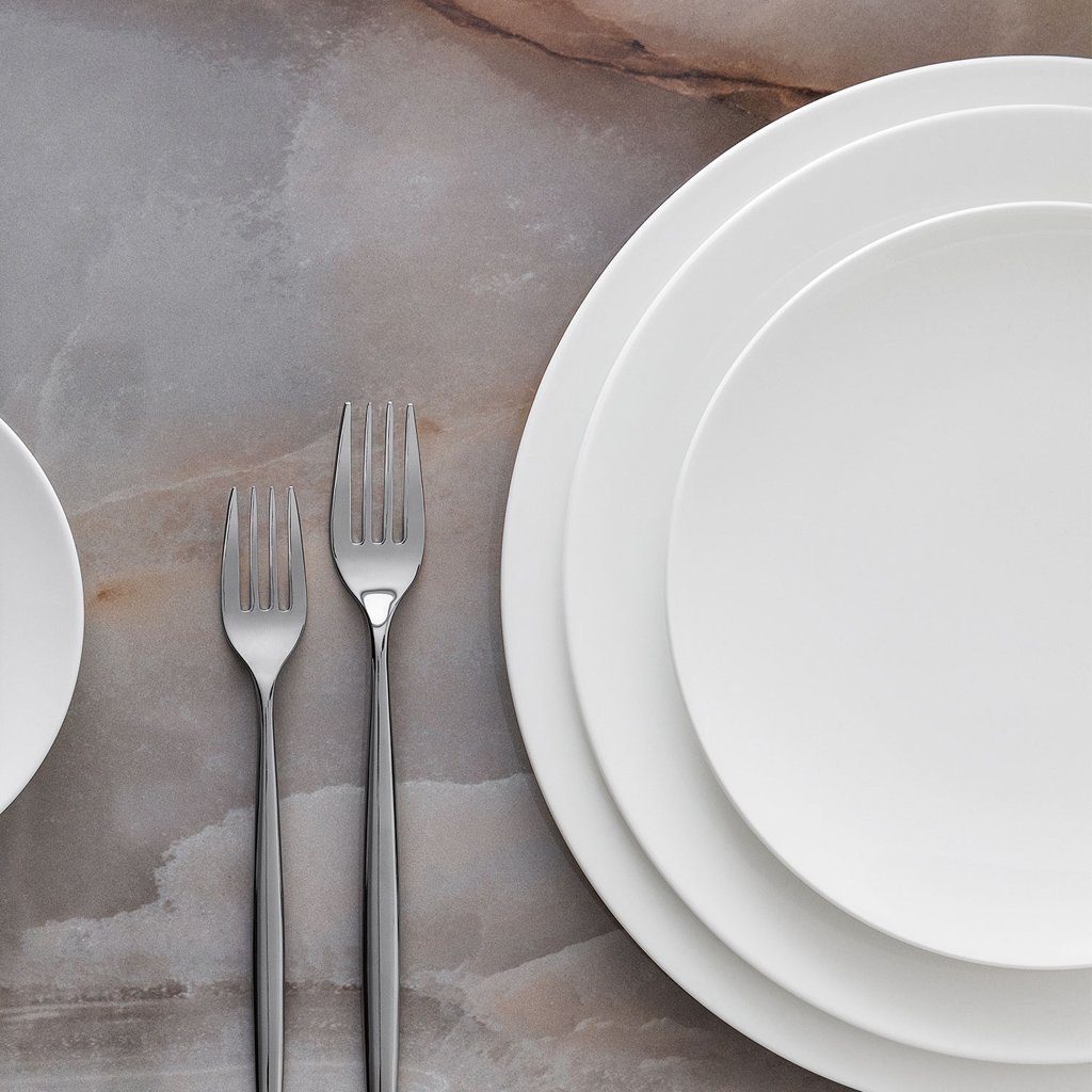 Villeroy & Boch Signature Speiseteller MetroChic blanc Platzteller, (1 St), Premium Bone Porcelain, mikrow.- & spülm.sicher, Made in Germany