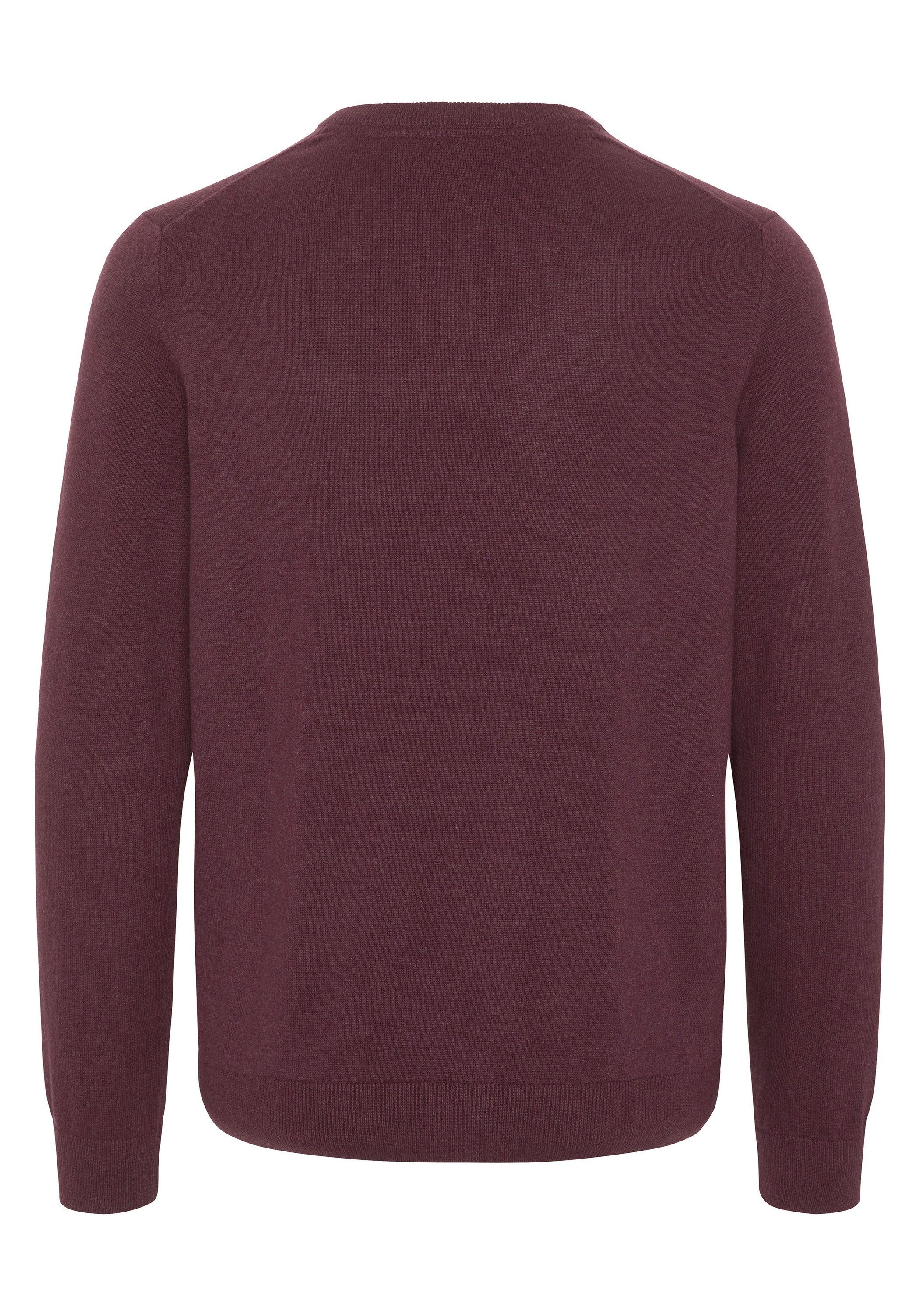 Polo Sylt Strickpullover mit V-Neck und Stickerei günstig online kaufen