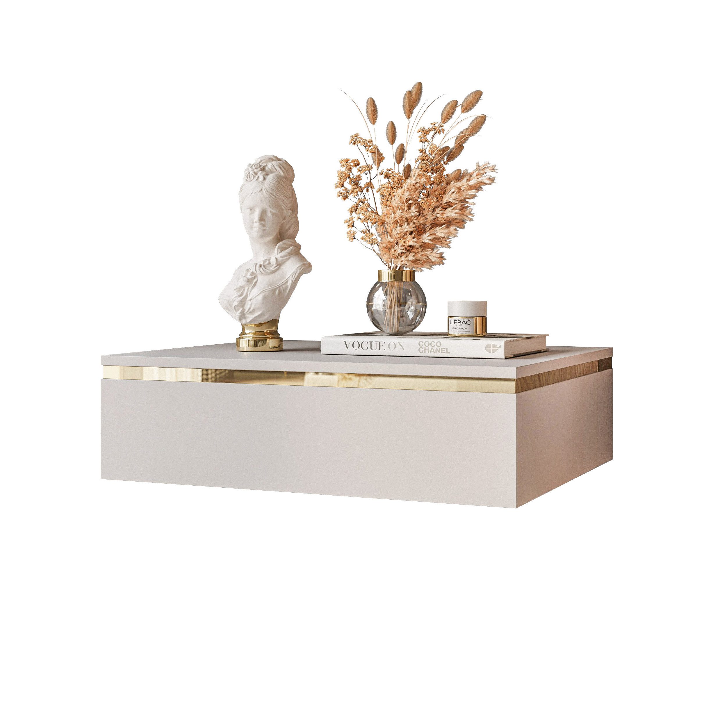 Lookway Nachttisch AURORA Kaschmir zum Aufhängen, Breite : 48,4 cm günstig online kaufen