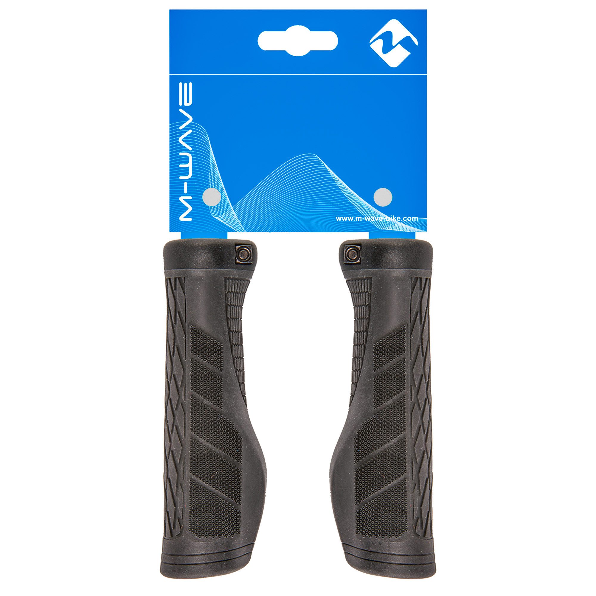 M-Wave Fahrradlenkergriff Cloud Ergo Fix (Paar, 2-St., rechts + links), Fahrradgriffe Fahrrad Griffe Lenkergriffe 132 mm ergonomisch Set