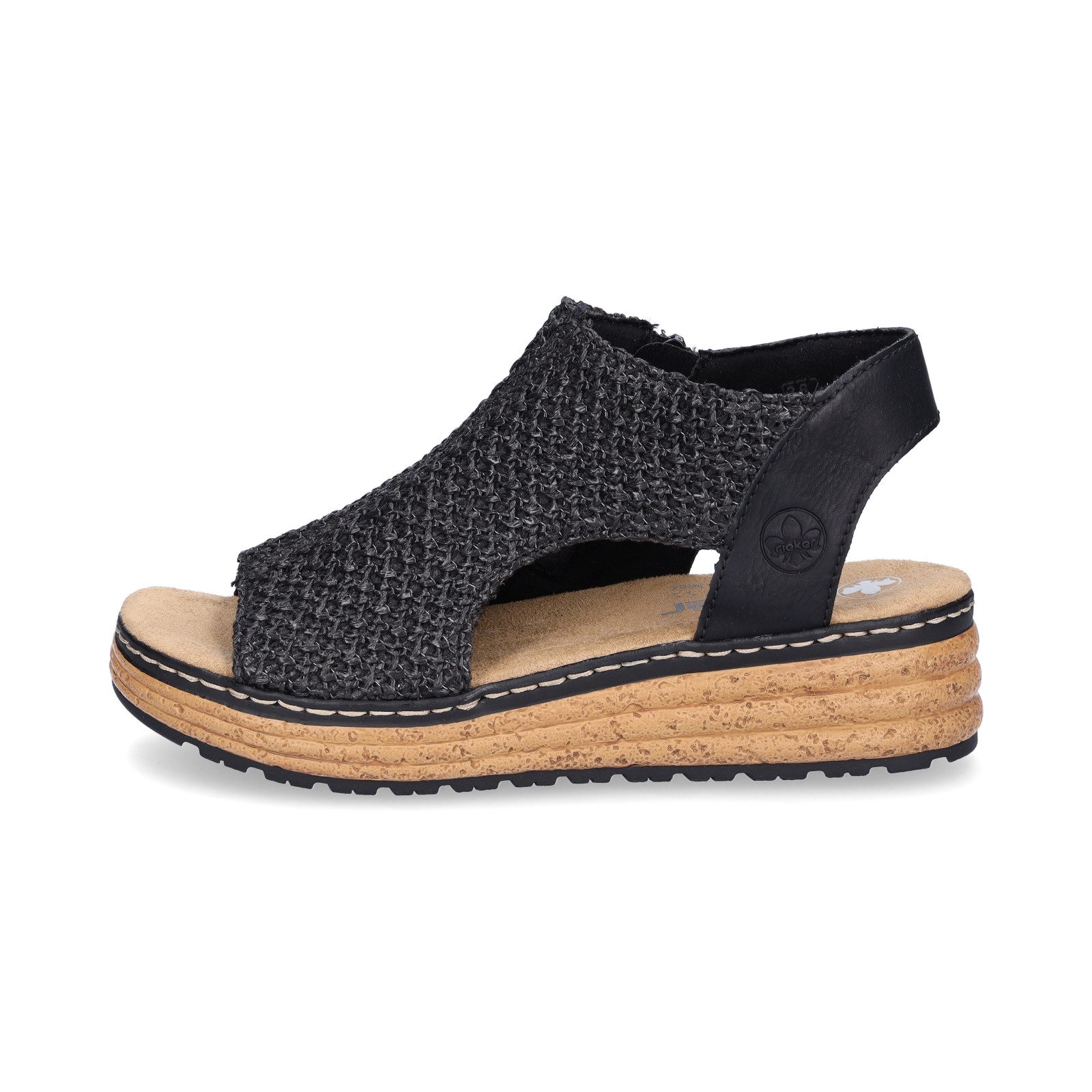 Rieker Rieker Damen Sandale schwarz Sandale günstig online kaufen