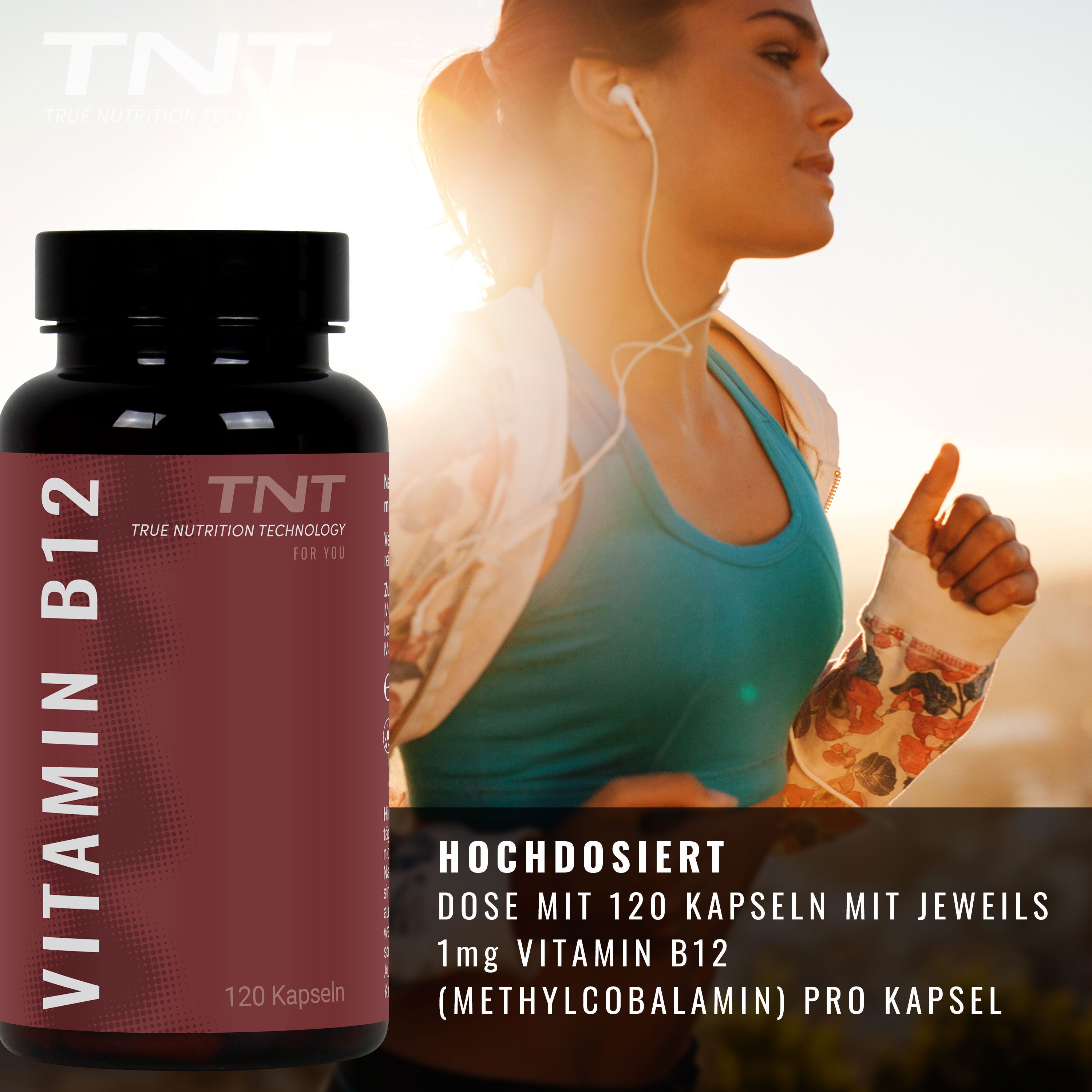 TNT (True Nutrition Technology) Vitamin B12 Kapseln, 40.3 g