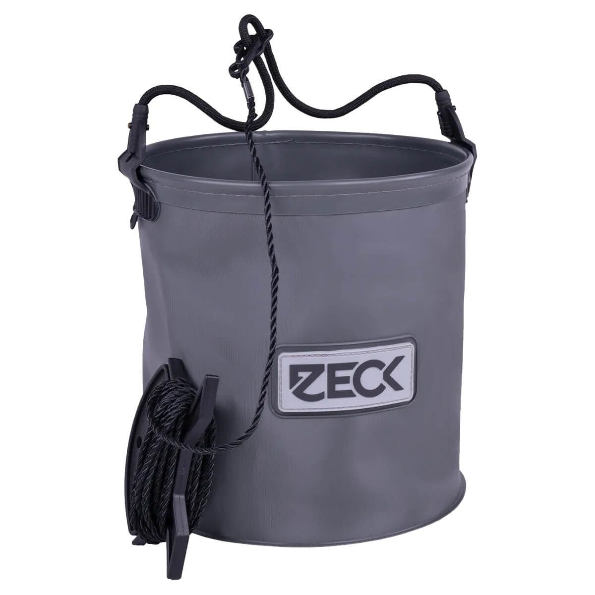 Zeck Fishing Falteimer Zeck Falteimer mit Seil Rund Grau 10L 4,5m, (1-tlg)