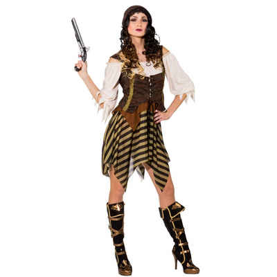 Orlob Piraten-Kostüm Damen Kleid Seeräuberin