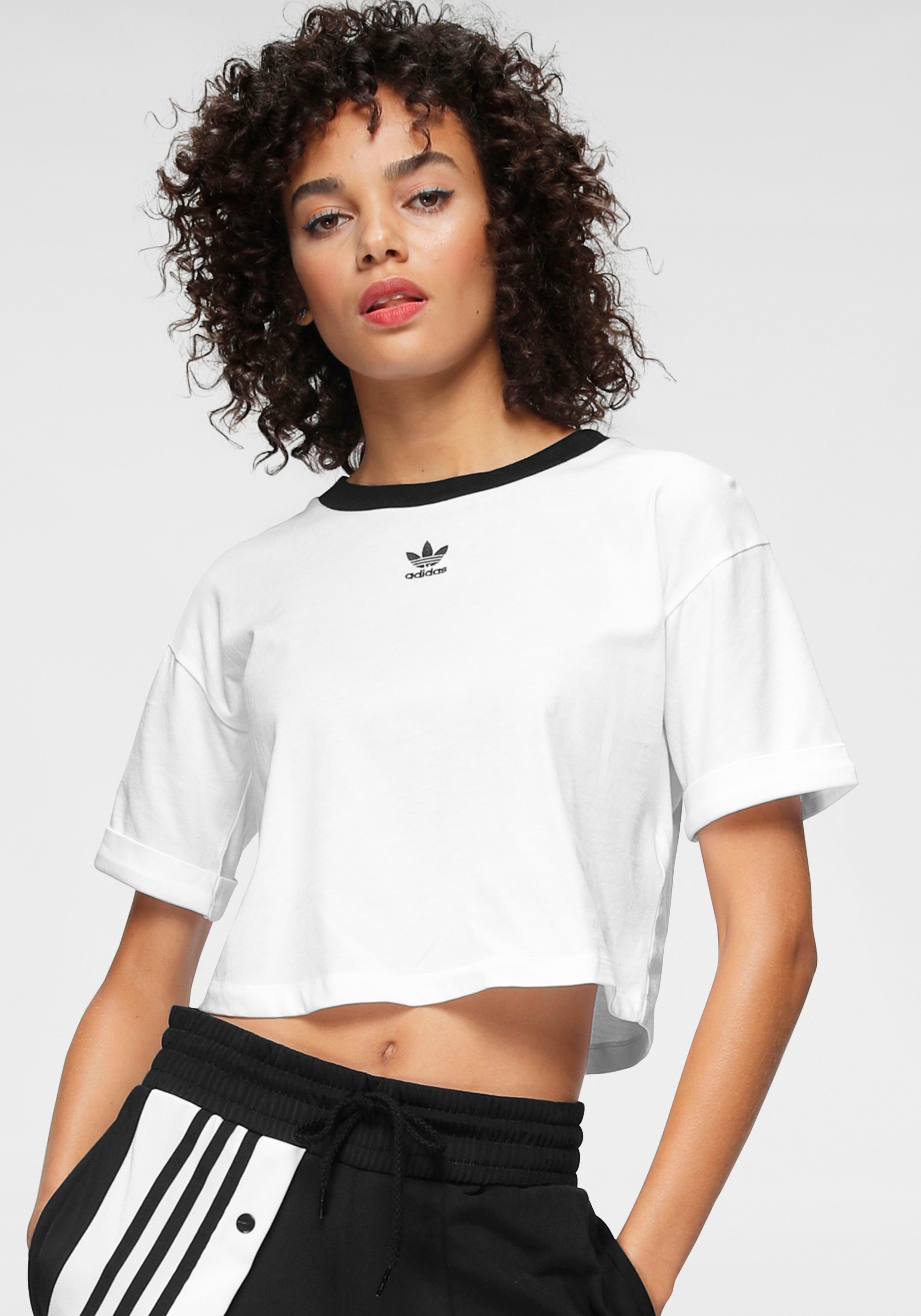 adidas Originals T Shirt »CROP TOP« online kaufen | OTTO Adidas Women's Originals Crop Top ab 37,50