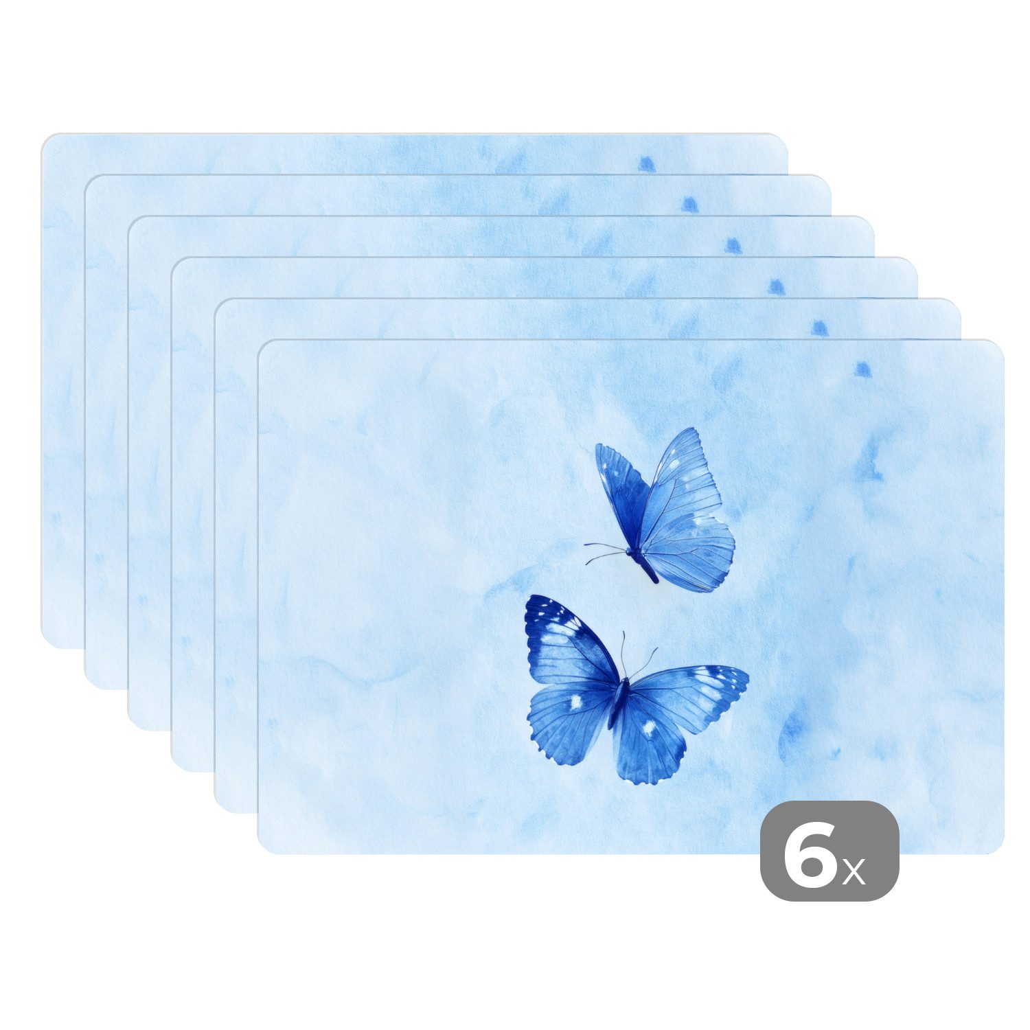 MuchoWow Platzset Schmetterlinge - Ornamental - günstig online kaufen