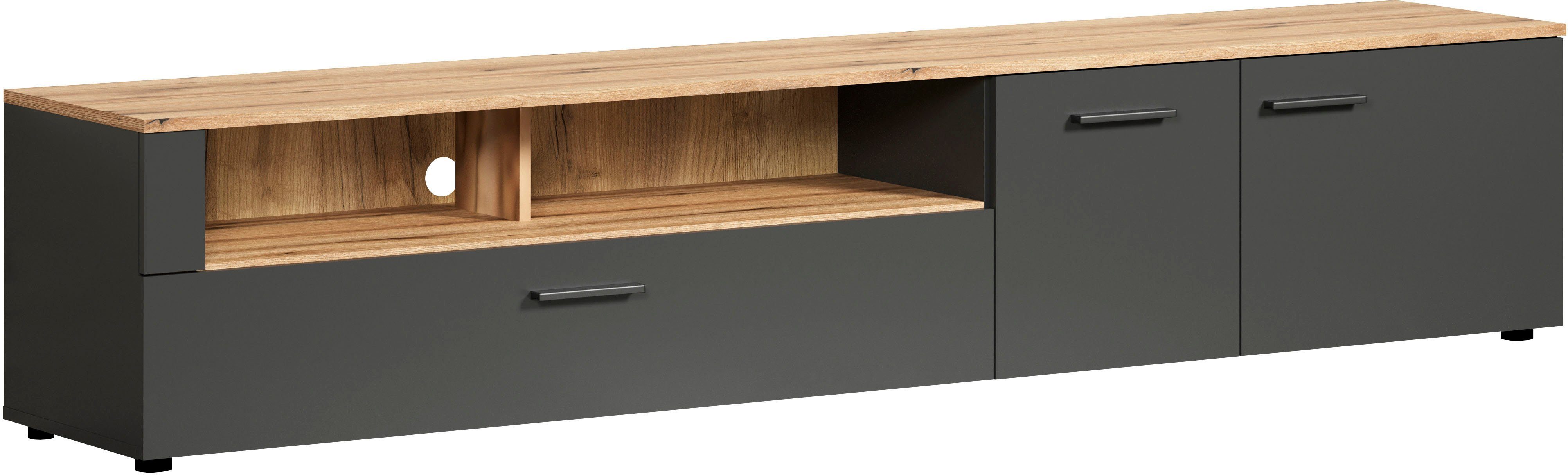 Home affaire Lowboard Estepona TV-Kommode (1 St), TV-Board, Breite 210 cm, Elegant und modern