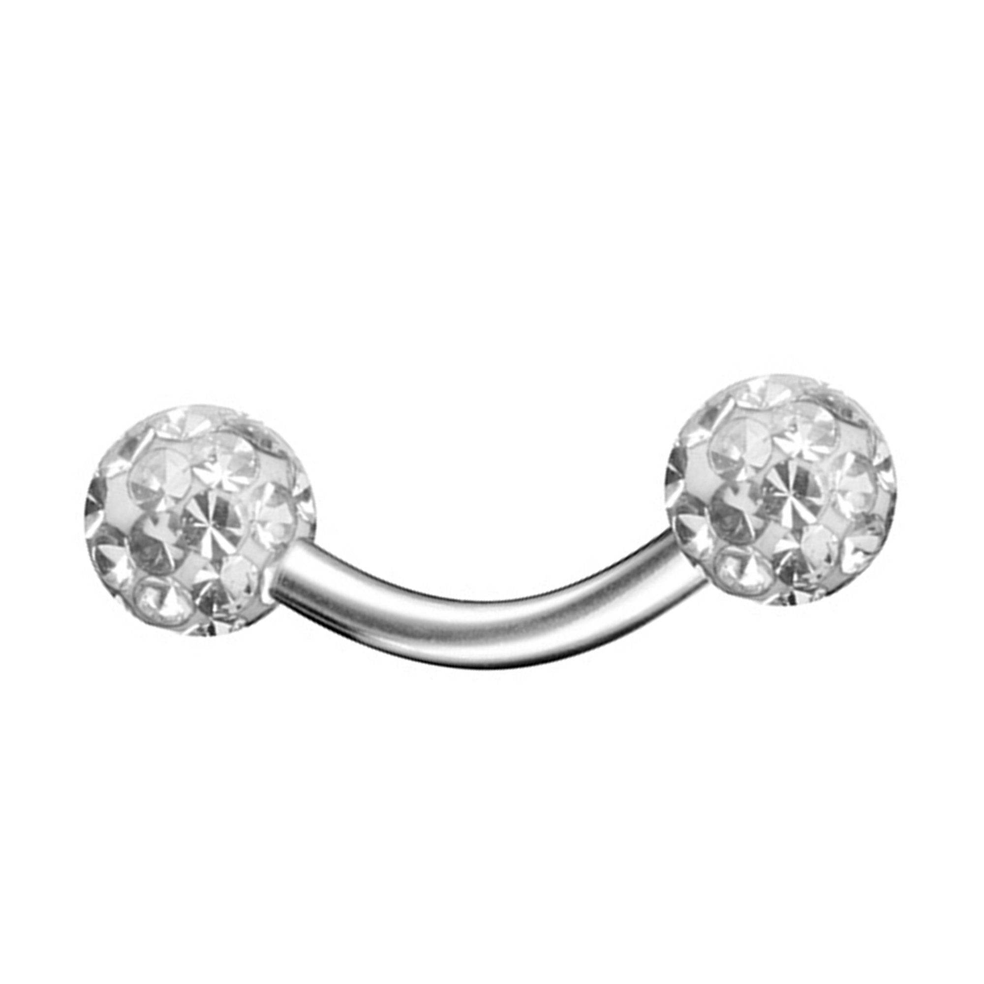 Augenbrauenpiercing Piercing Chirurgenstahl Kristall Augenbrauen