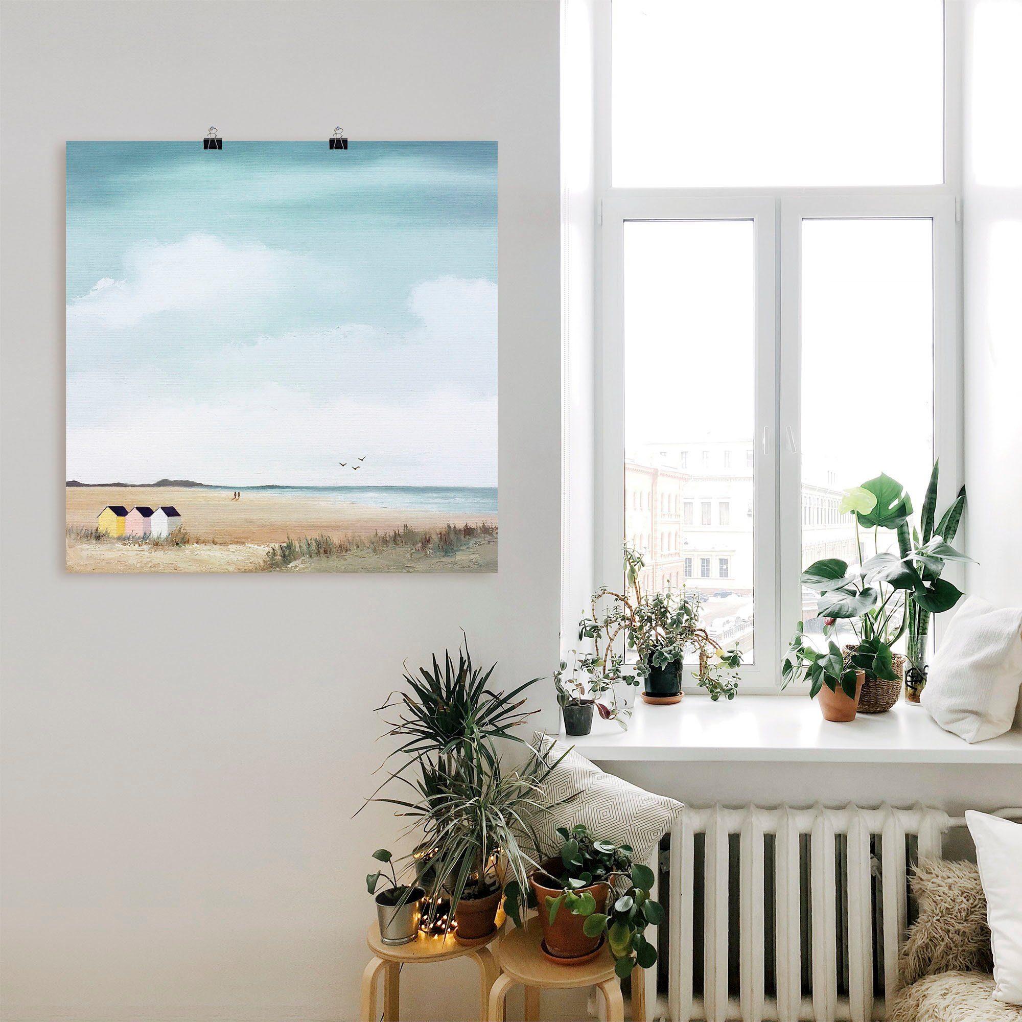 Artland Wandbild Sonniger Morgen III, Strand günstig online kaufen