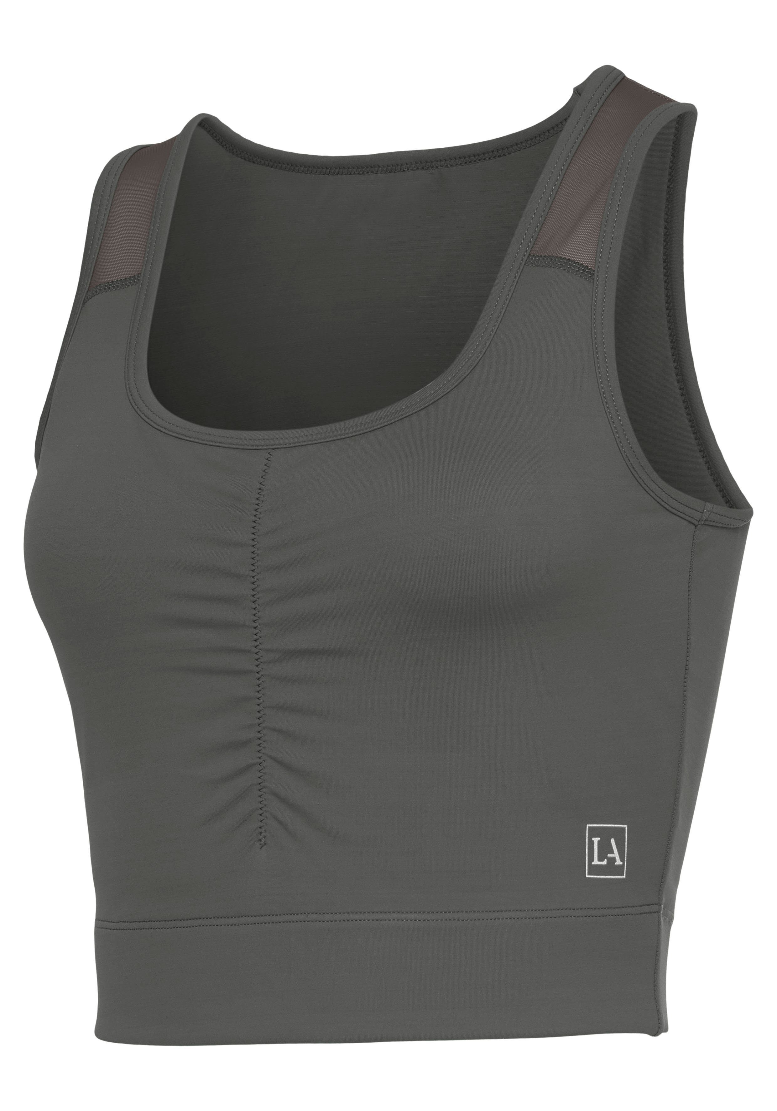 LASCANA ACTIVE Crop-Top mit Raffung und günstig online kaufen