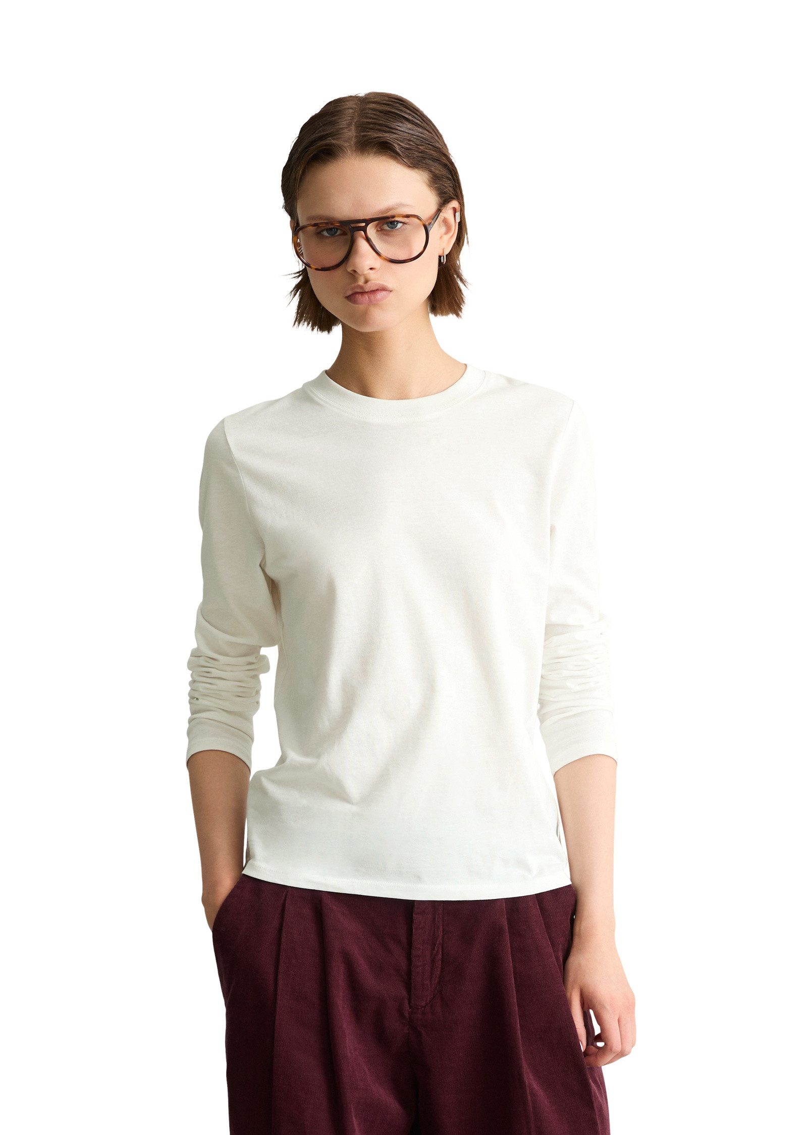 Marc O'Polo DENIM Langarmshirt aus Organic Cotton